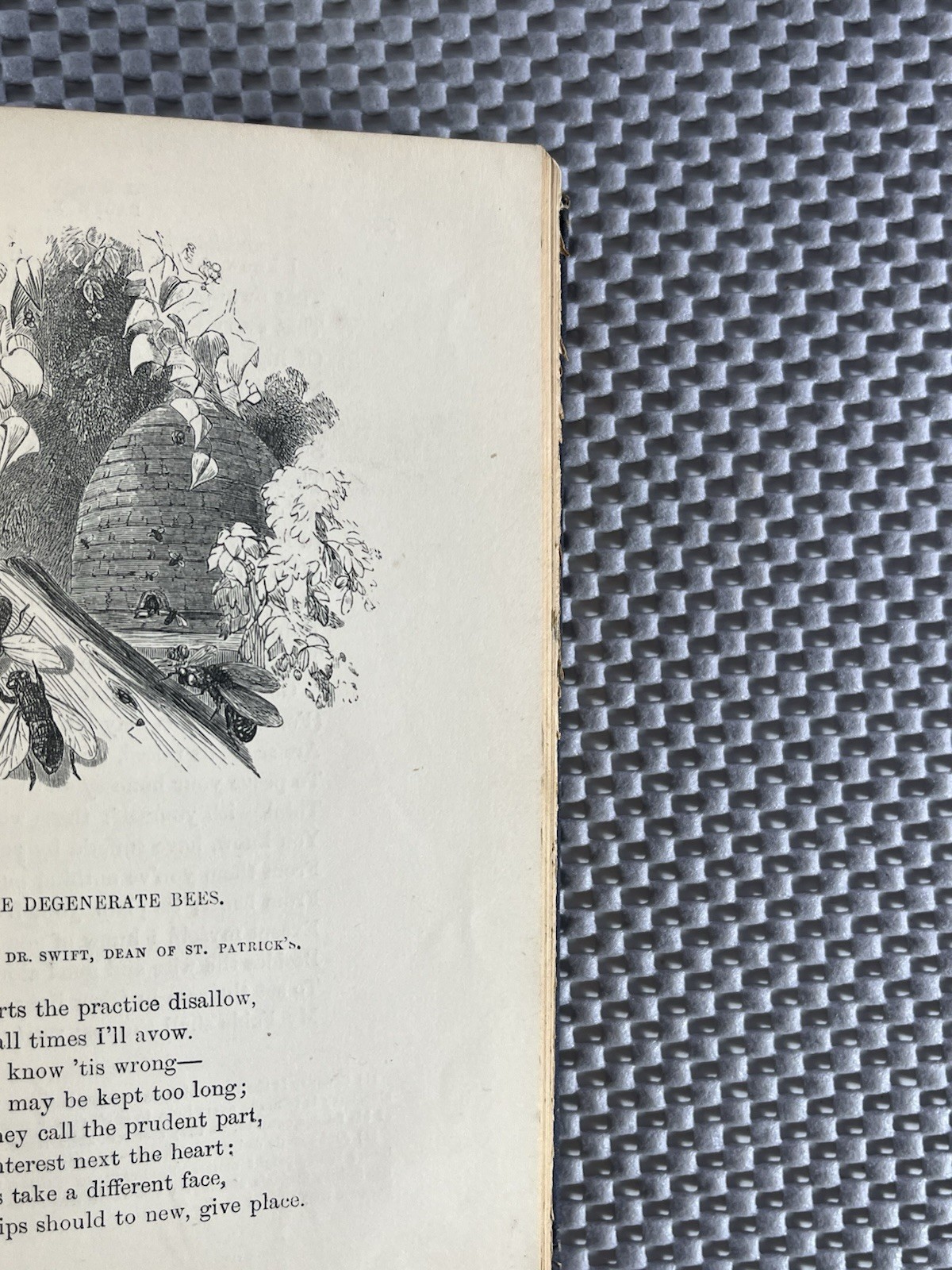 Antique 1866 ~ Gay’s Fables ~ John Gay ~ William Harvey ~ Frederick Warne