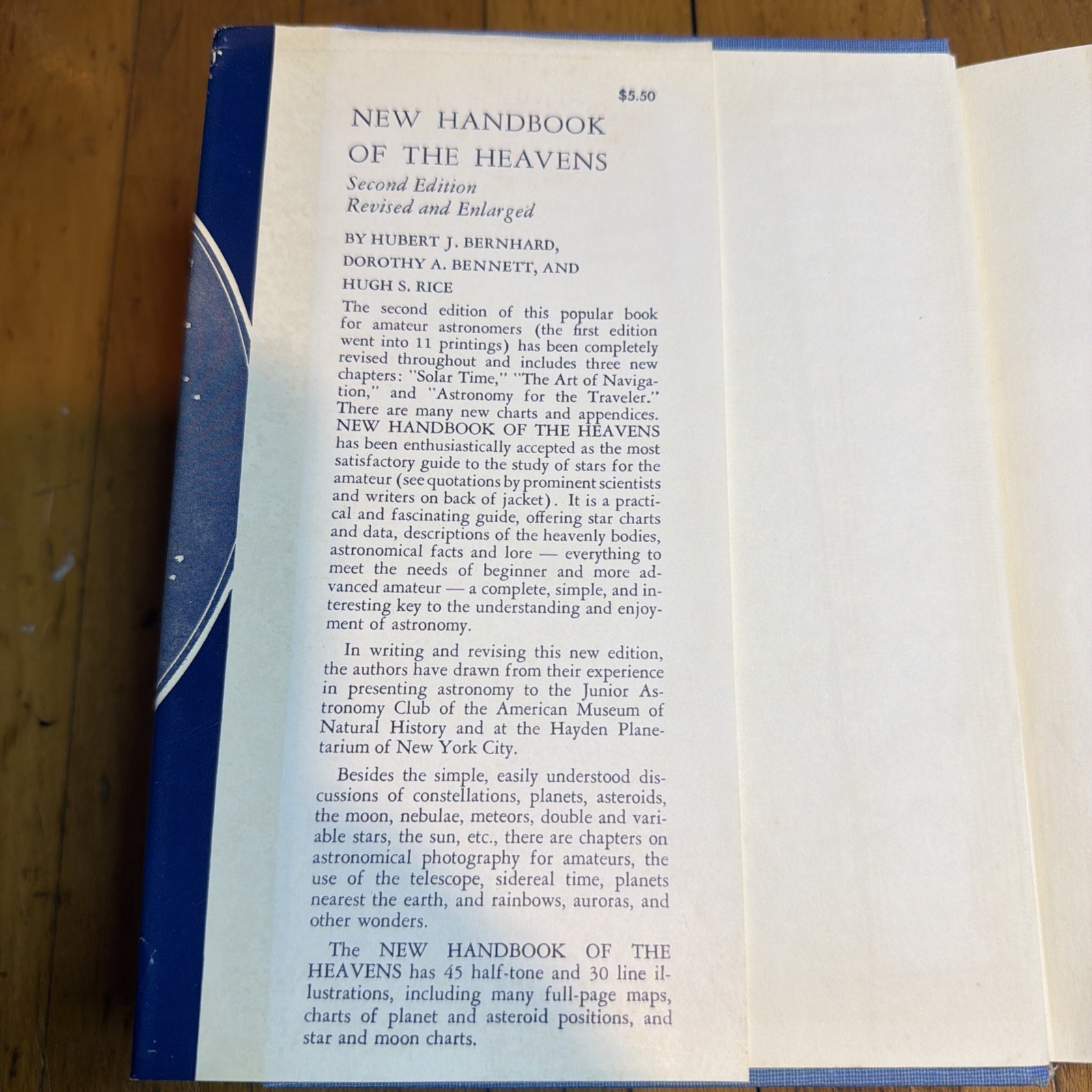 New Handbook of the Heavens 1956 Revised HC DJ Vintage Astronomy