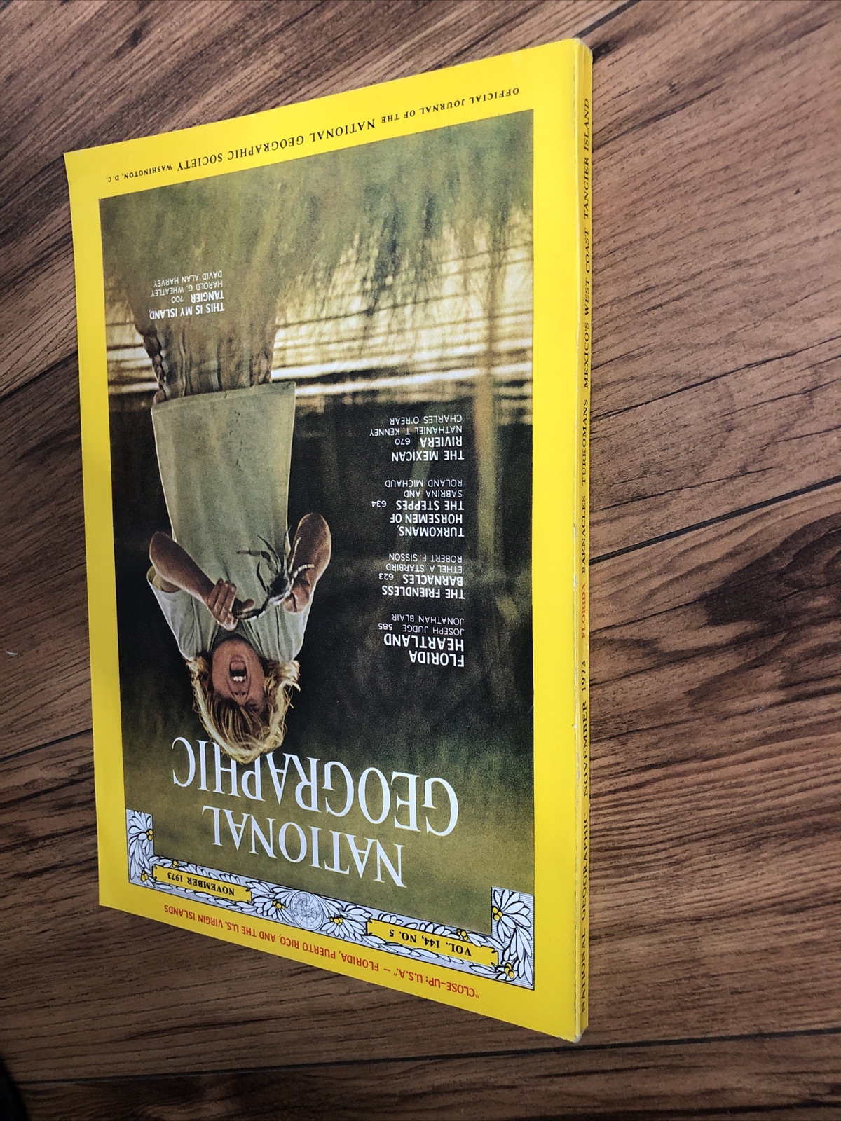 National Geographic Magazine November 1973 plus Map of the Florida Heartland