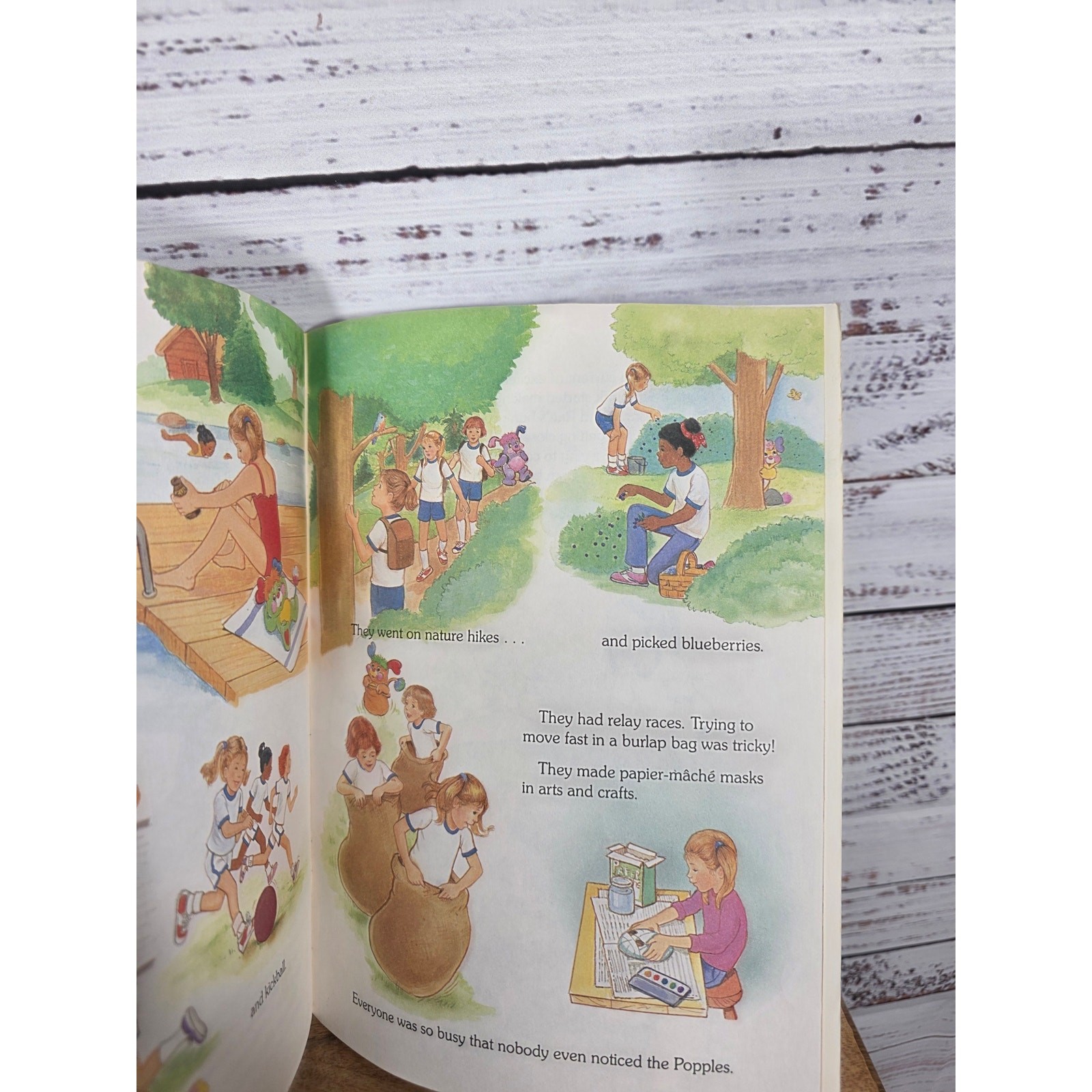 VTG 1987 Random House The Popples and Summer Camp Children’s Paperback
