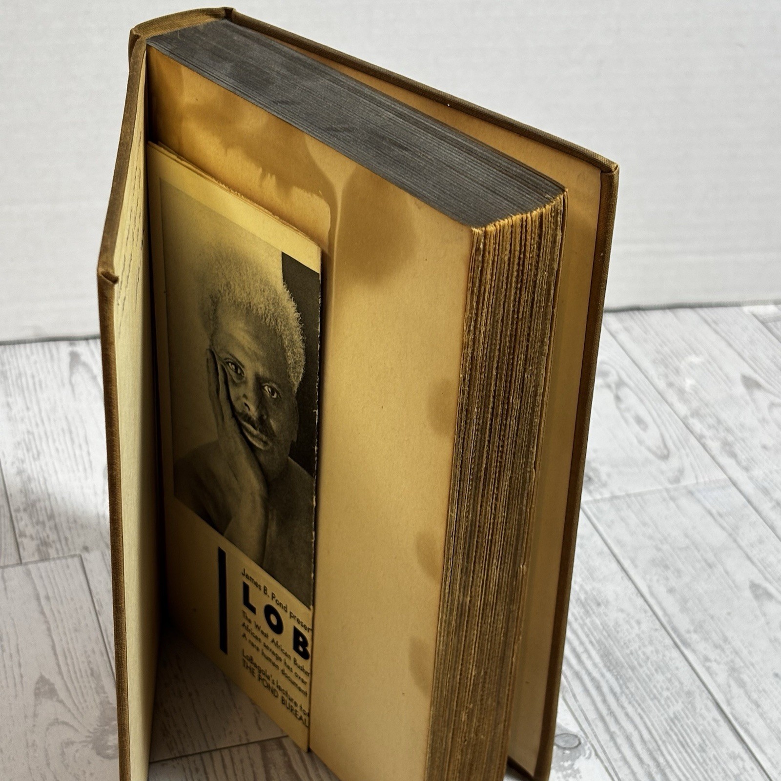 1930 Lobagola Signed 1932 Inscribed Hardcover Alfred A Knopf w/ Pamphlets