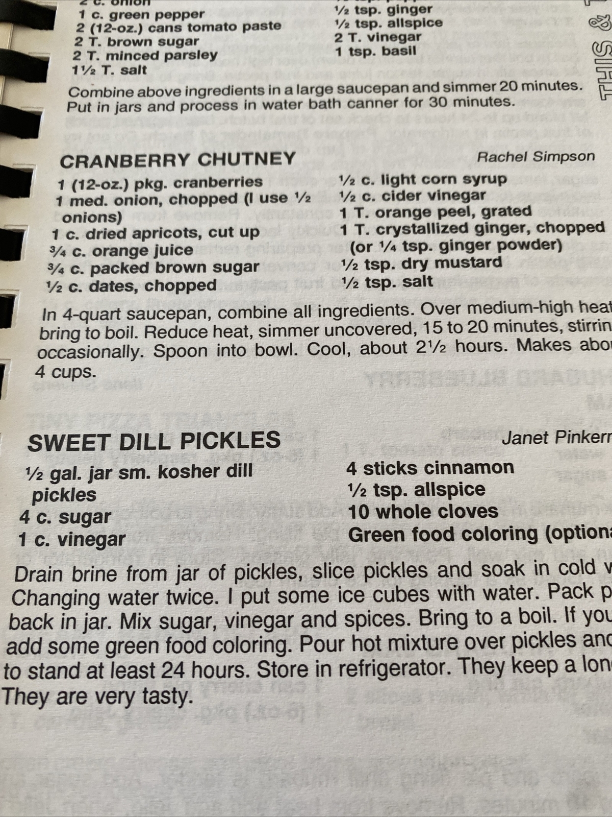 Vintage- Cooking Our Way- O’Neill Presbyterian Church 1994 HB Spiral Bound