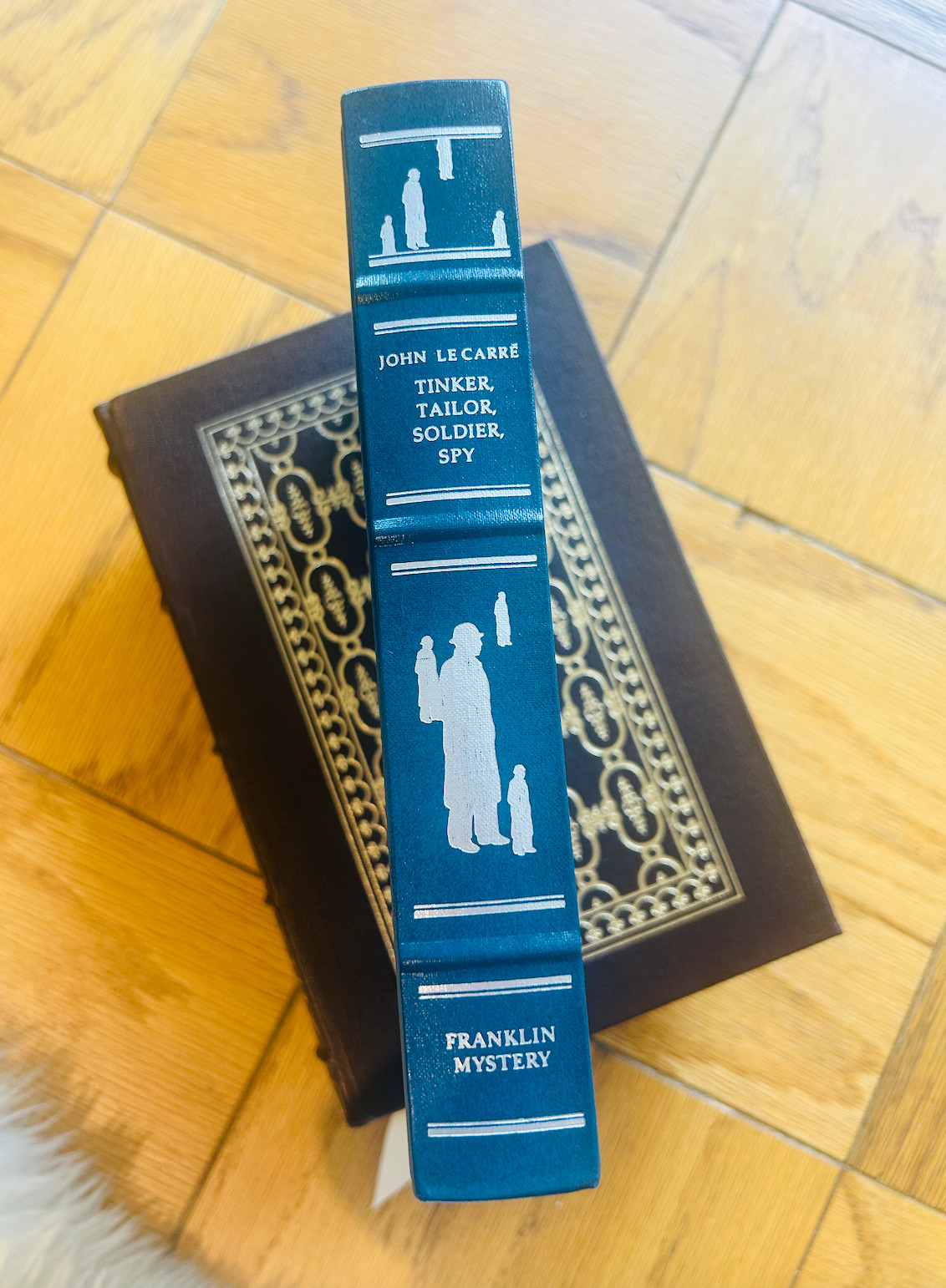 Tinker Tailor Soldier Spy John le Carré 1988 Franklin Mystery Ed. HC Silver Gilt