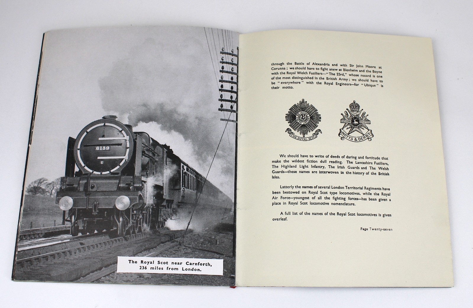 Story of the ROYAL SCOT Train Locomotives Railways Souvenir Chicago Expo 1933