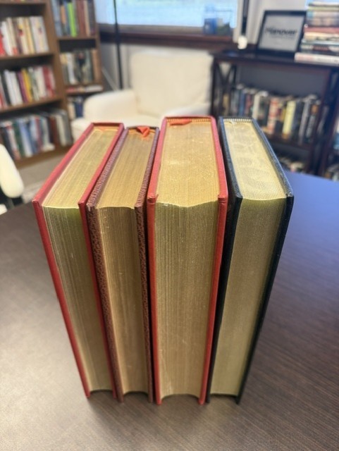 Lot of 4 Franklin Library Leather Books First Ed Michener Buck Picasso