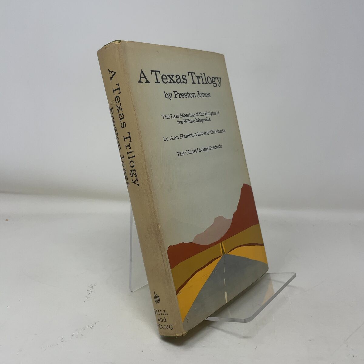 A Texas Trilogy by Preston Jones HC Book Club Very Good 1976