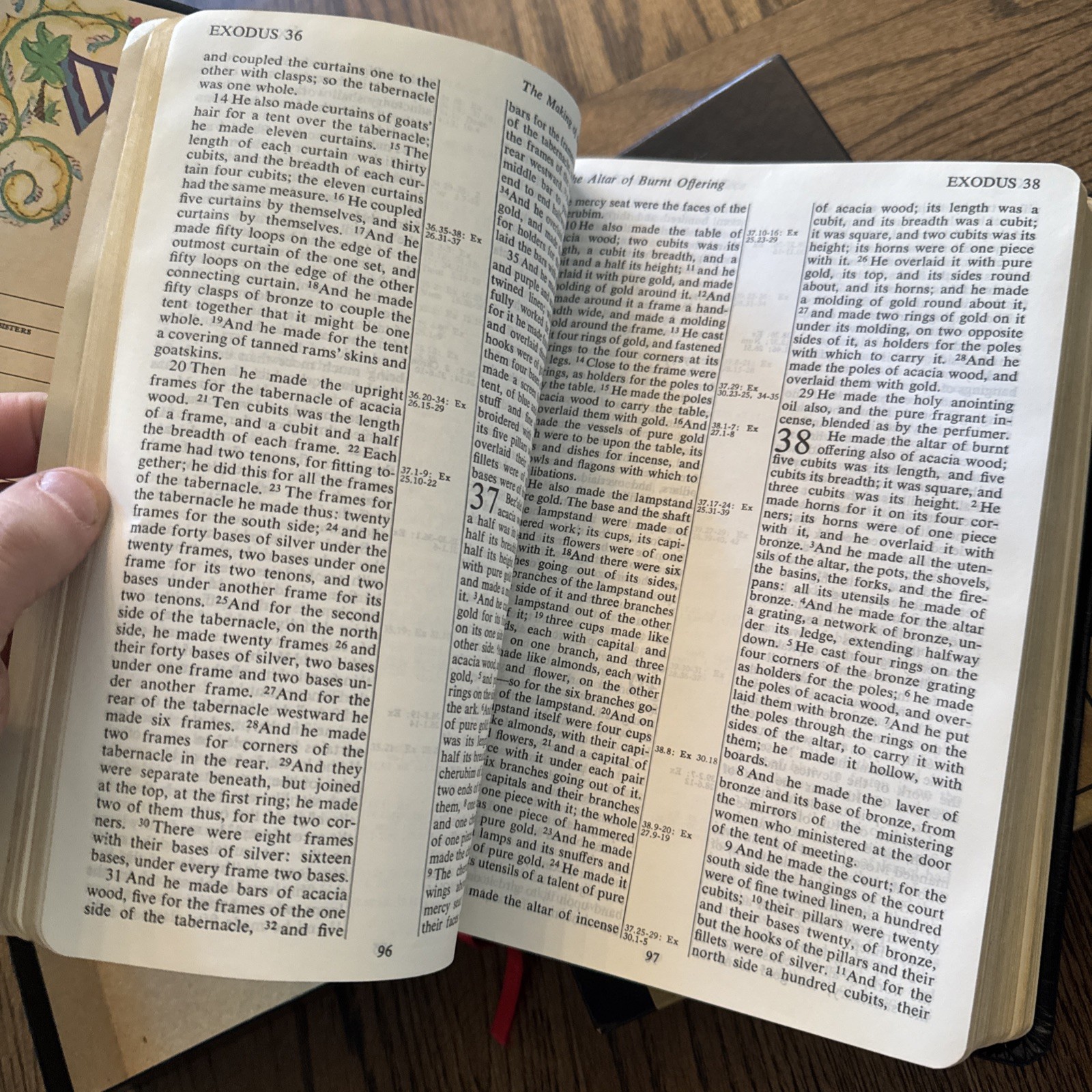 1972 Cokesbury Holy Bible Bonded Leather W/ Box