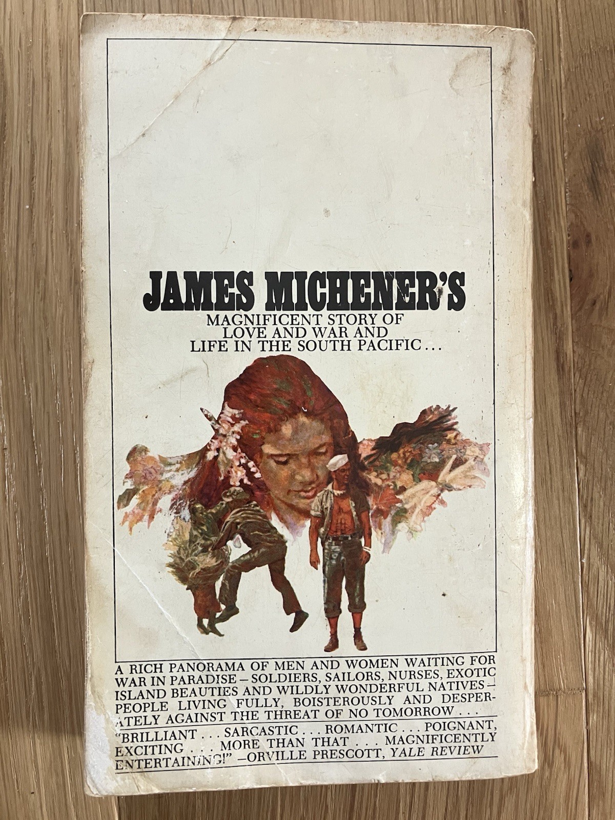 Tales Of The South Pacific By James A Michener Paperback 1970 Fourth Printing