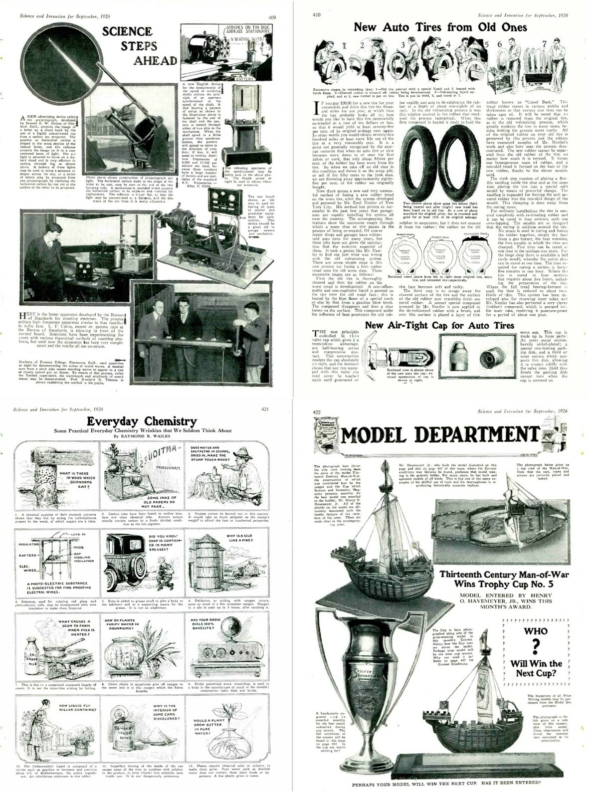 132 Old Rare Issues of The Science and Invention Magazine (1920-1931) DVD