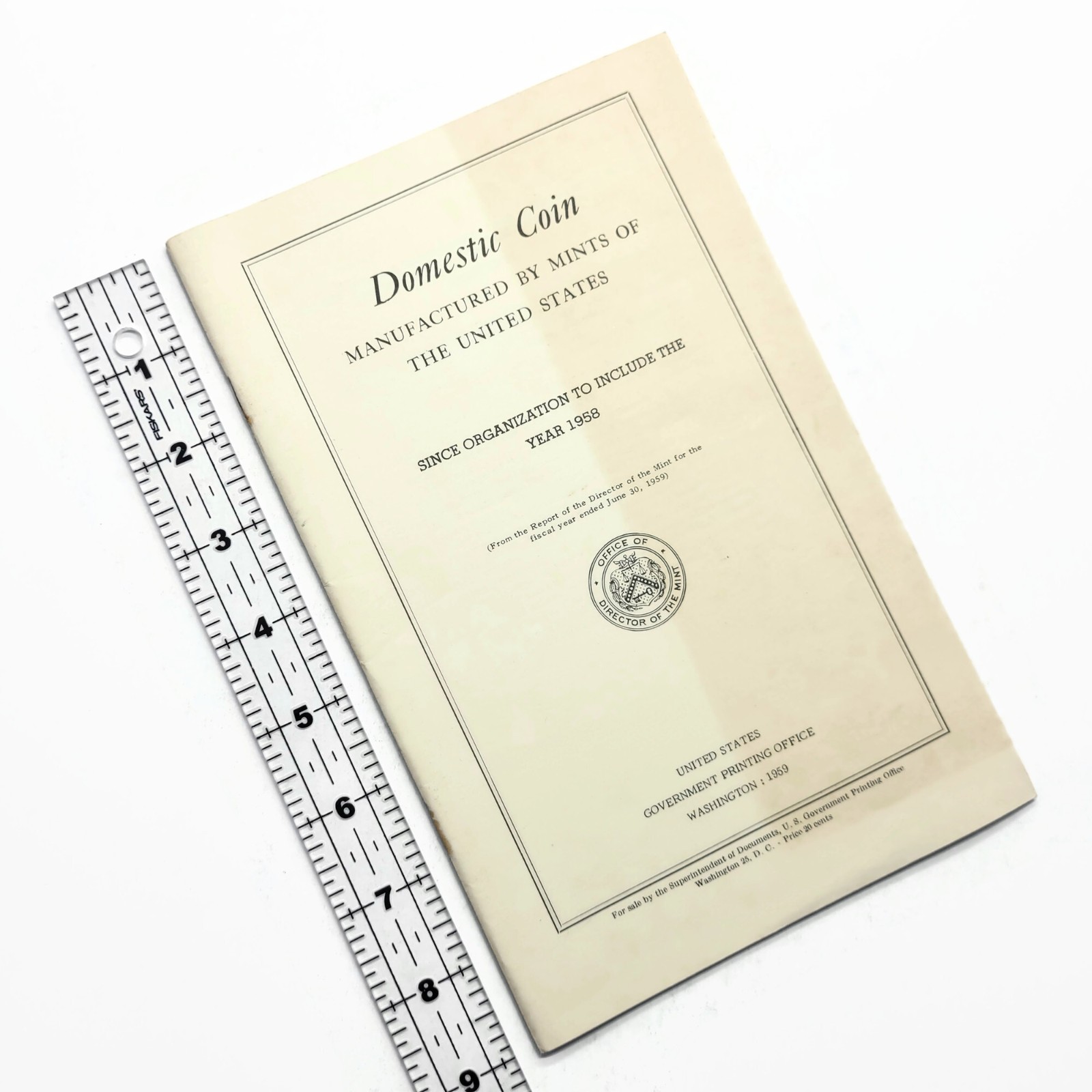 Vintage Domestic Coin Manufactured United States before 1958 Booklet US Mint