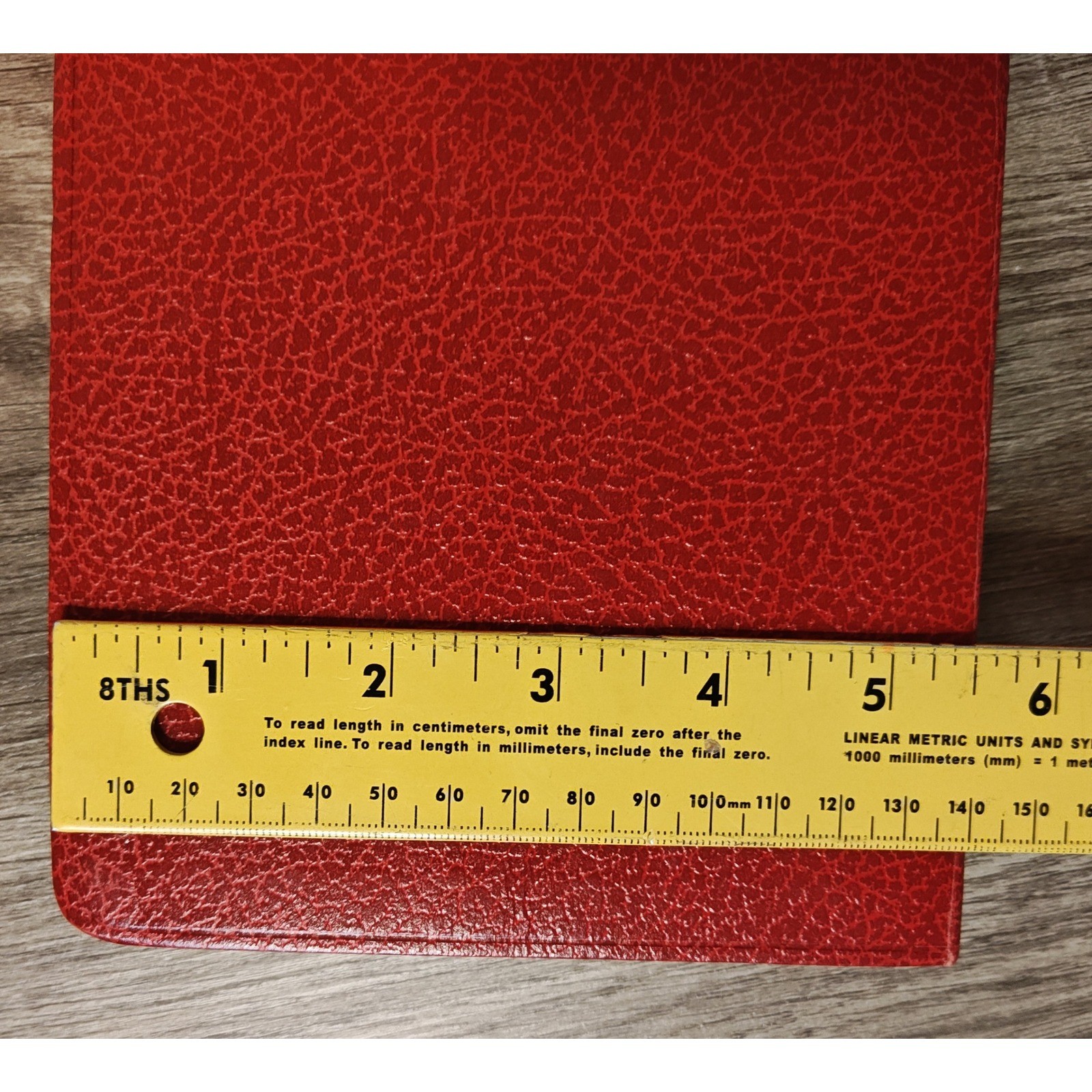 Thomas Nelson Holy Bible RSV Second Edition Red Faux Leather 1971 Vintage