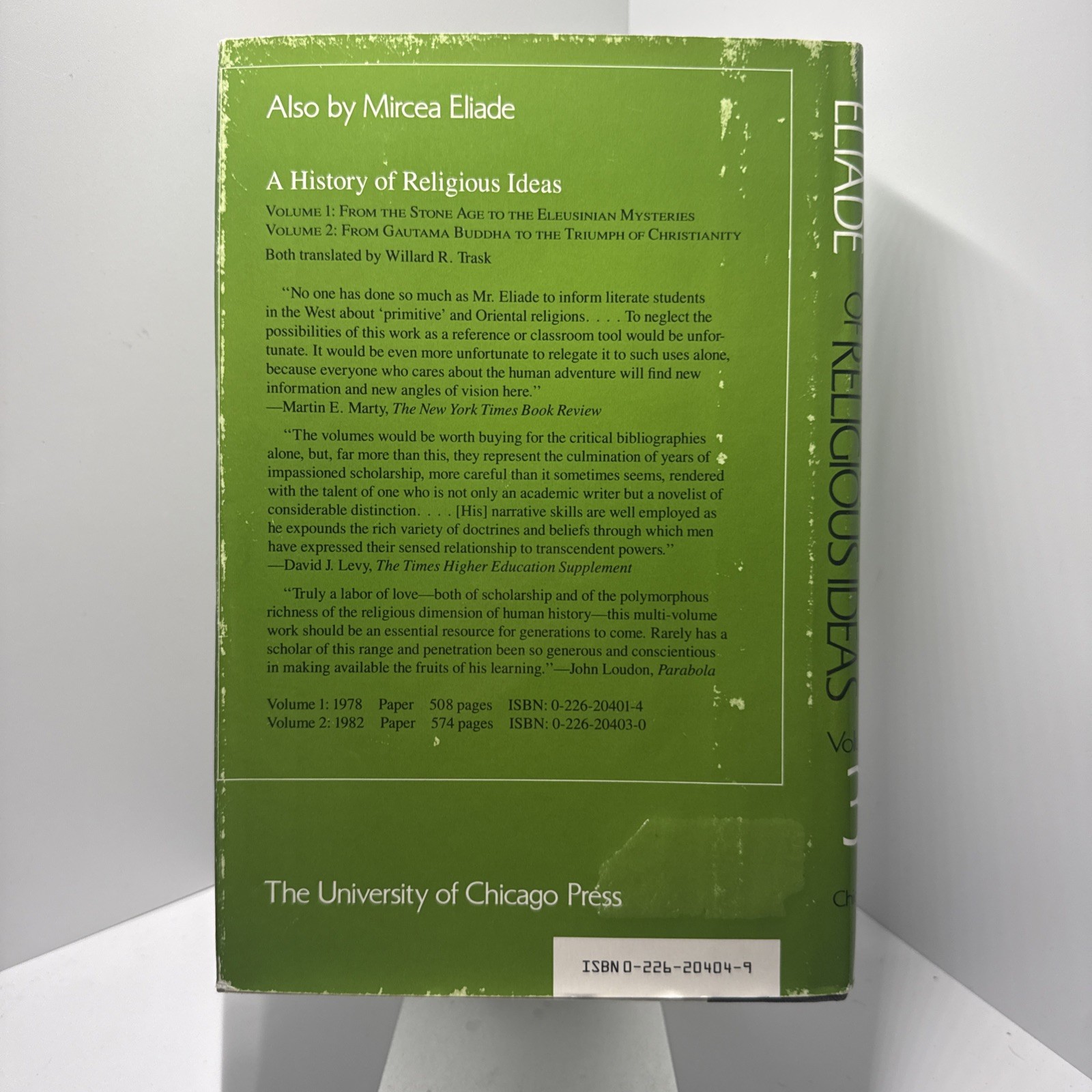 Mircea Eliade A History of Religious Ideas Vols 1-3 HC/DJ Complete Set – Chicago
