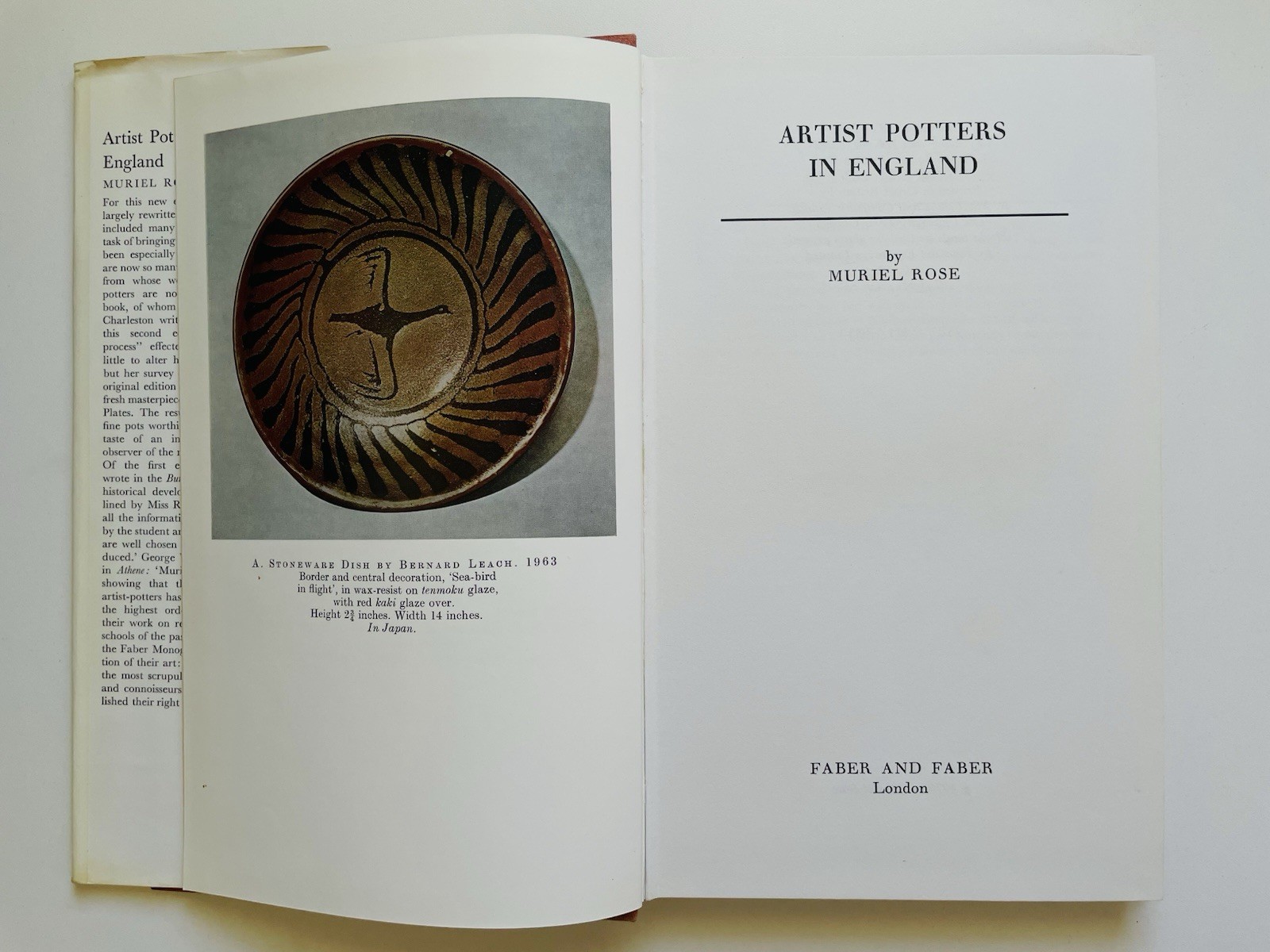 Artist Potters in England by Muriel Rose 2nd Edition 1970