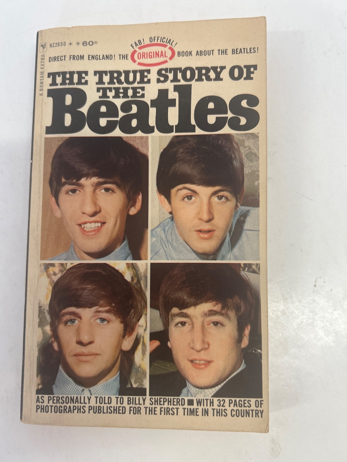 Nice Collector’s Lot of 4 Vintage Collectible Beatles paperbacks Dell 1964