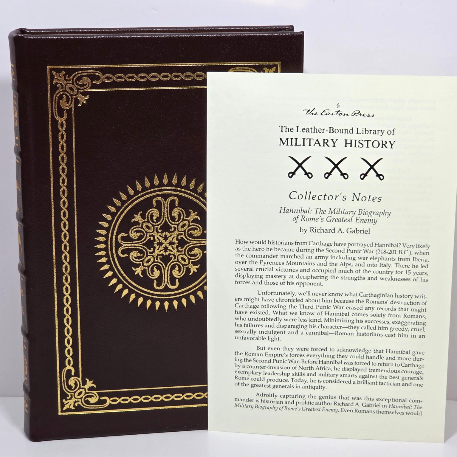 Easton Press Hannibal Gabriel Leather Punic War Rome Carthage Military History