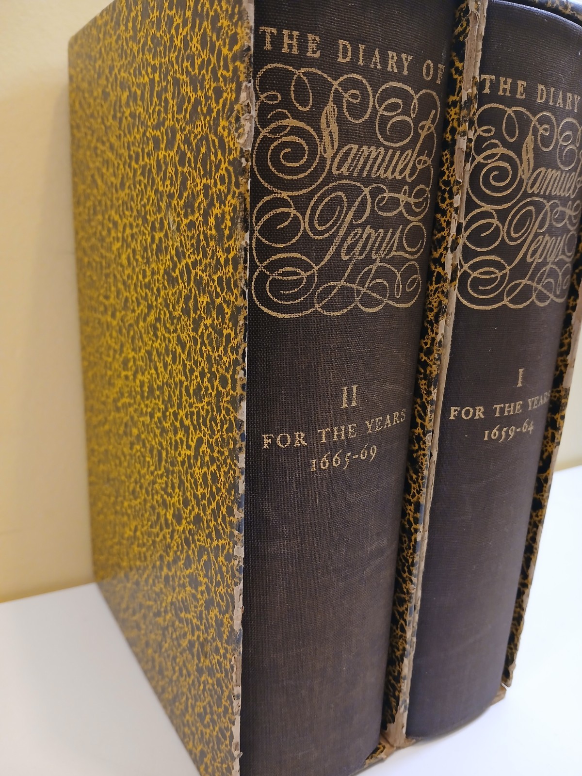 THE DIARY OF SAMUEL PEPYS William Sharp {2 Vols} Heritage Press w slipcase -BK1