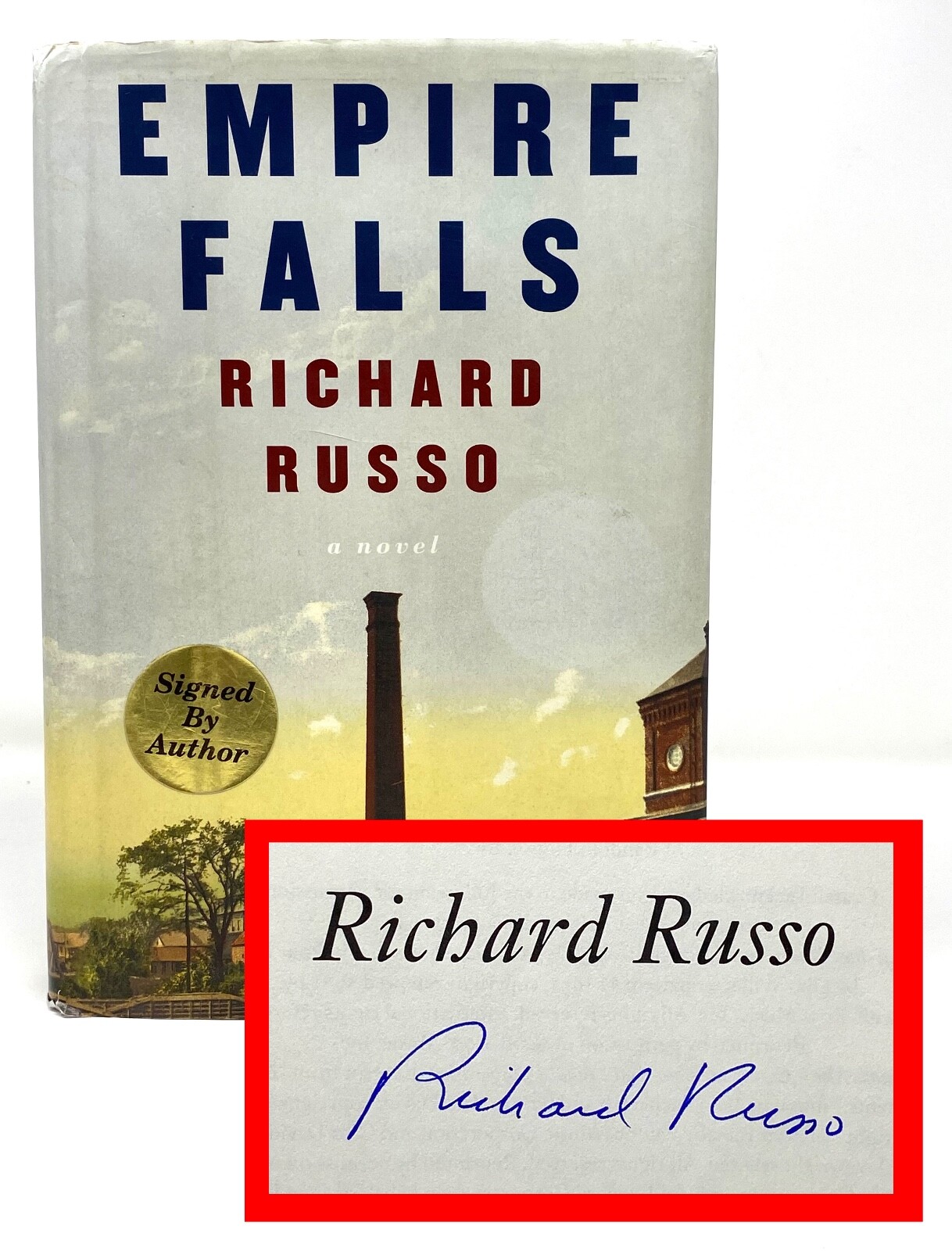 Richard Russo – Empire Falls – 1st 1st – SIGNED – Pulitzer Prize / HBO Series
