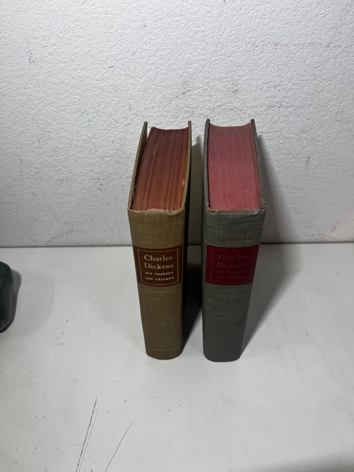 CHARLES DICKENS HIS TRAGEDY & TRIUMPH VOL.1, II BY EDGAR JOHNSON 1952 HRDCVR