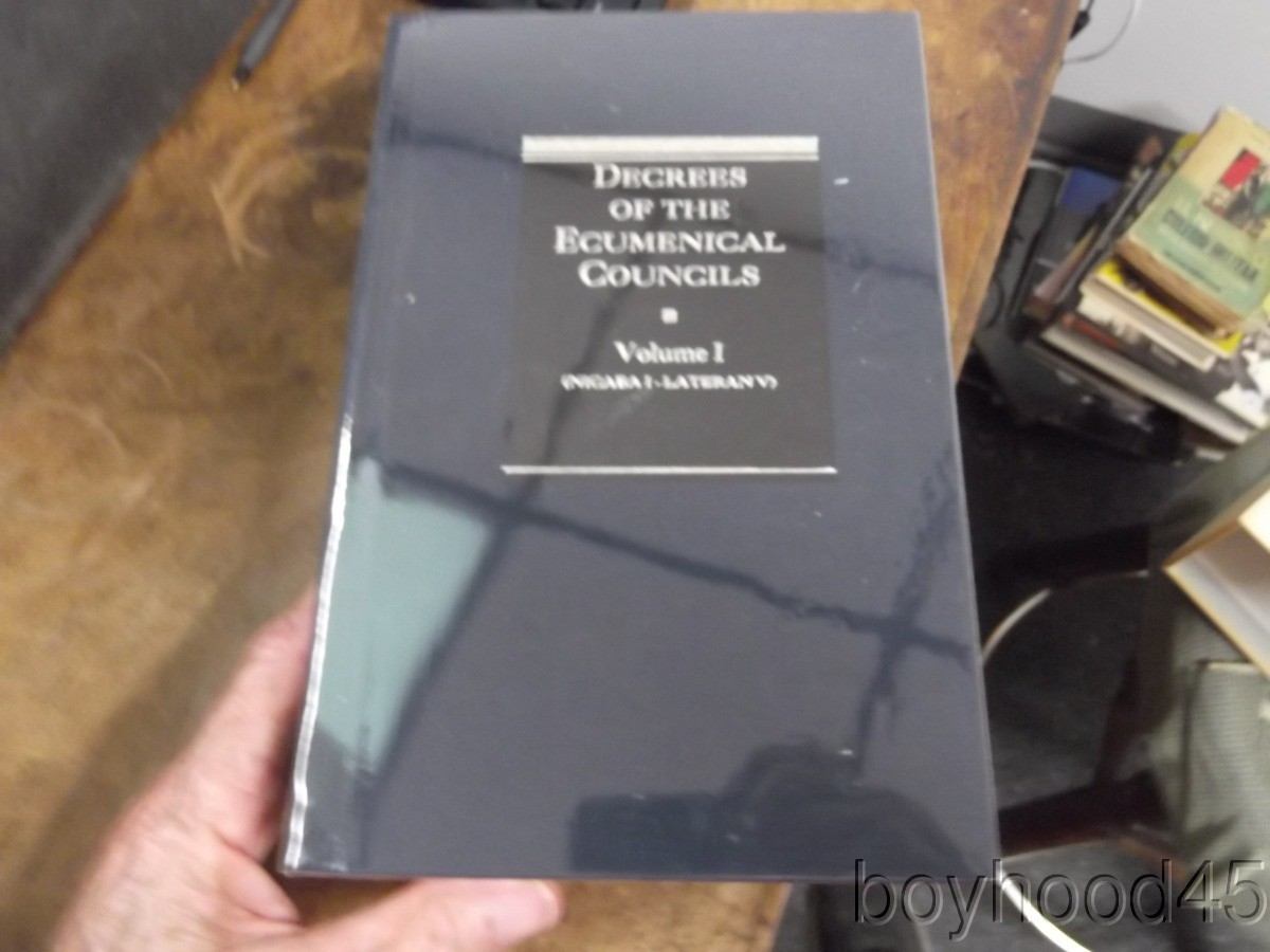 Decrees of the Ecumenical Councils ed. by Norman P. Tanner–2 V. Boxed Set-RARE