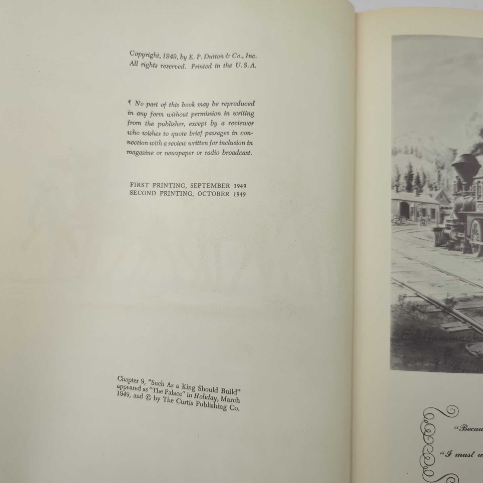 1949 US West The Saga of Wells Fargo by Beebe and Clegg HC 320 Pages 2nd Print