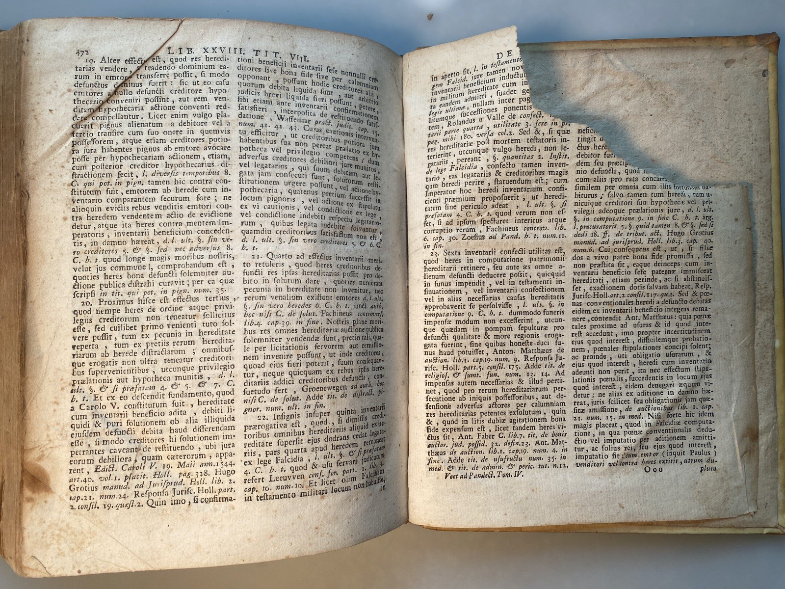 1780 VELLUM JOHANNES VOET Commentaries Pandects ROMAN DUTCH LAW Justinian