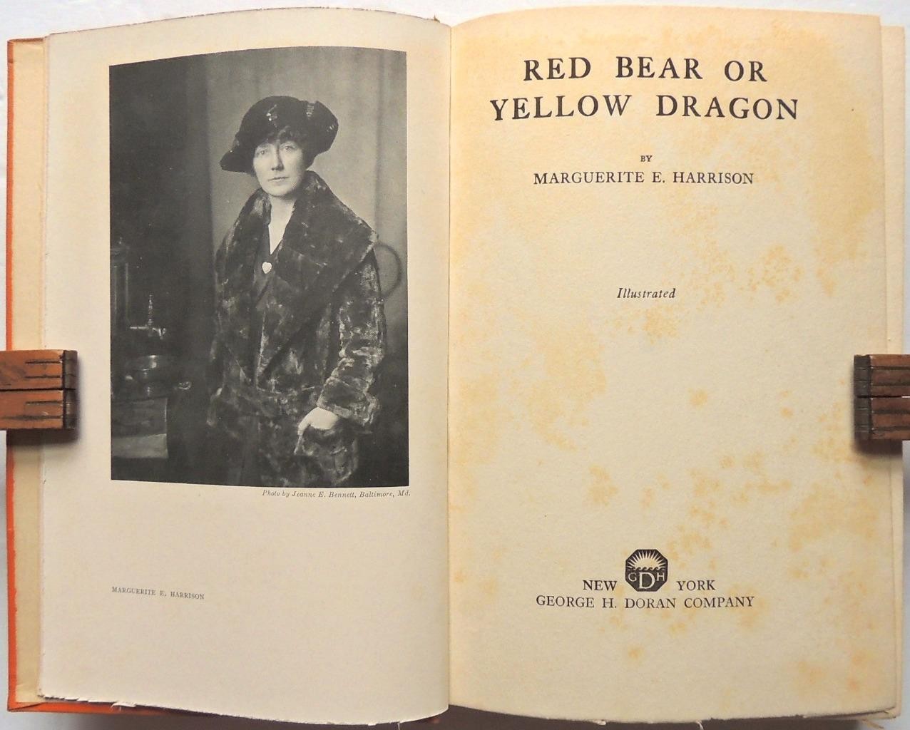 1924 US 1st Female SPY Russia China PHOTOS Manchuria Red Bear or Yellow Dragon