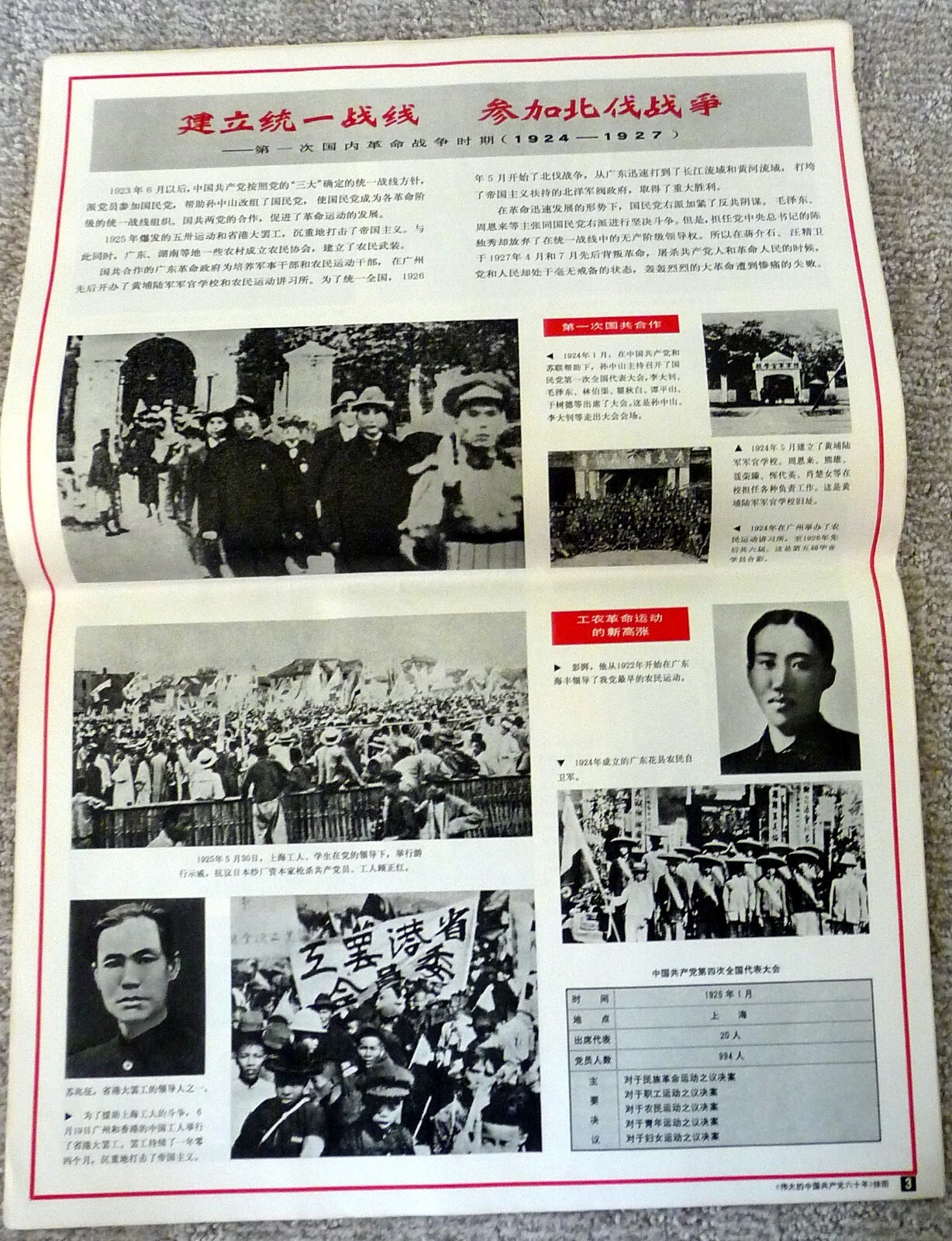 1981 Set 22 Cultural Revolution Posters Communist Party Anniversary CHINA