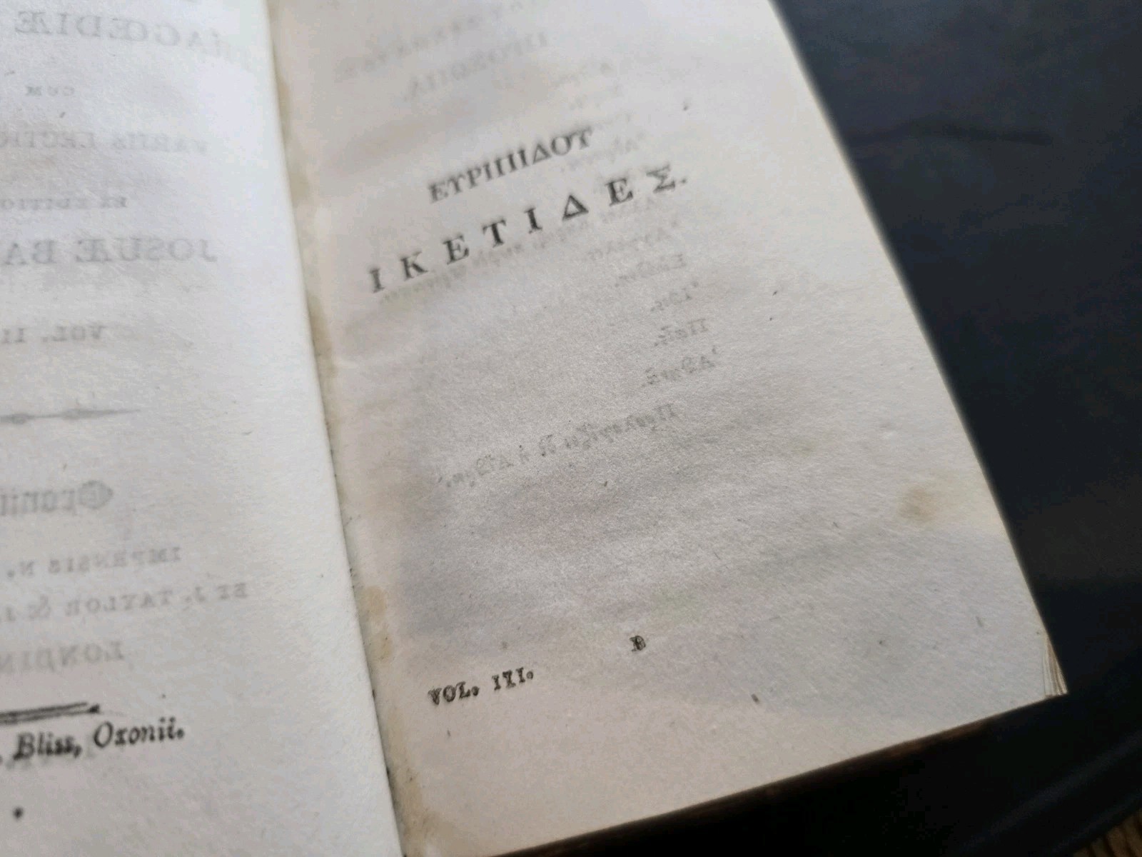 Tragedies Viginti Vol. 2 Euripidis 1811 Josuae Barnes Greek Or Latin?