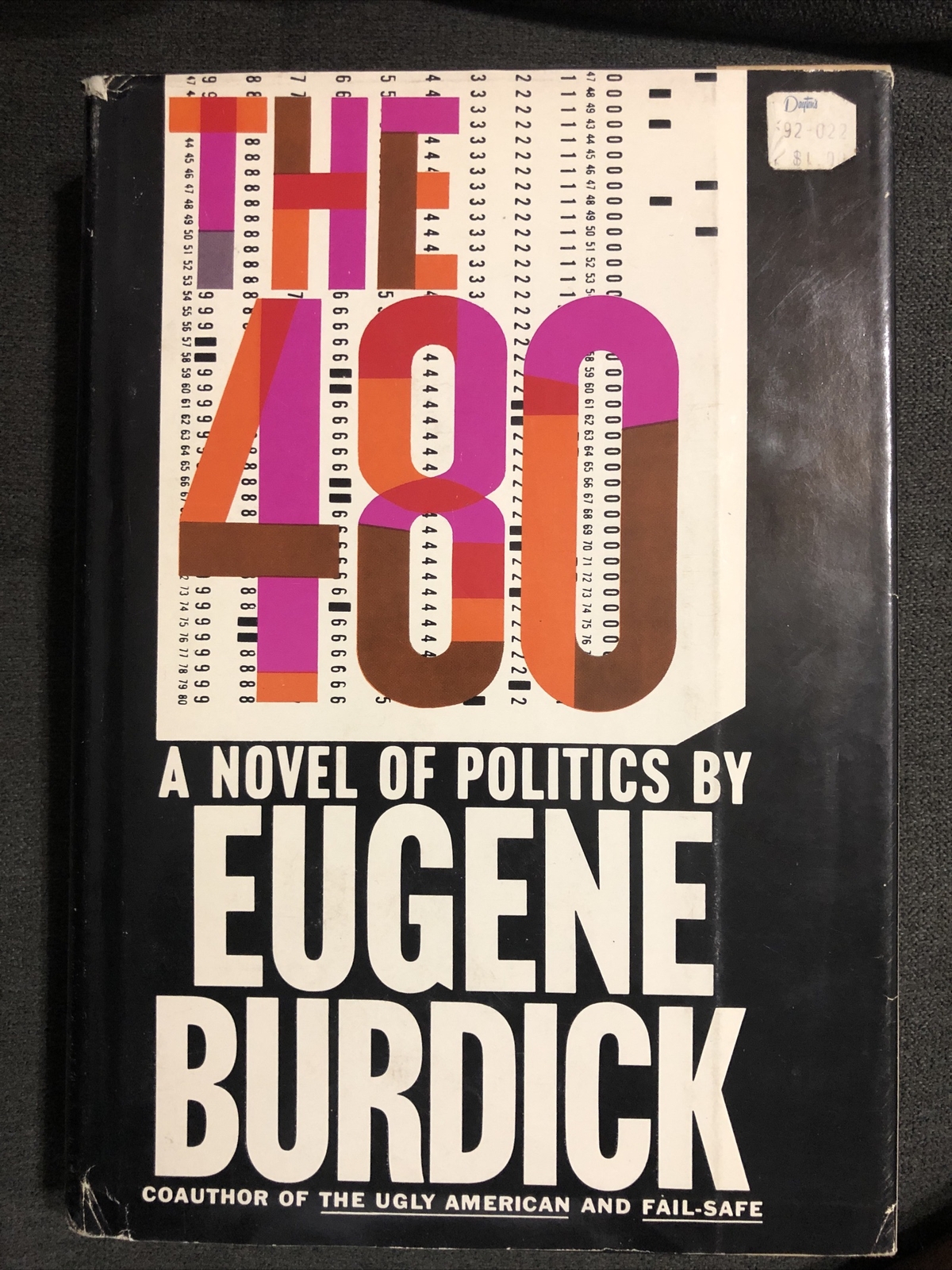 The 480 A Novel Of Politics By Eugene Burdick 1964 Vintage Hardcover Good