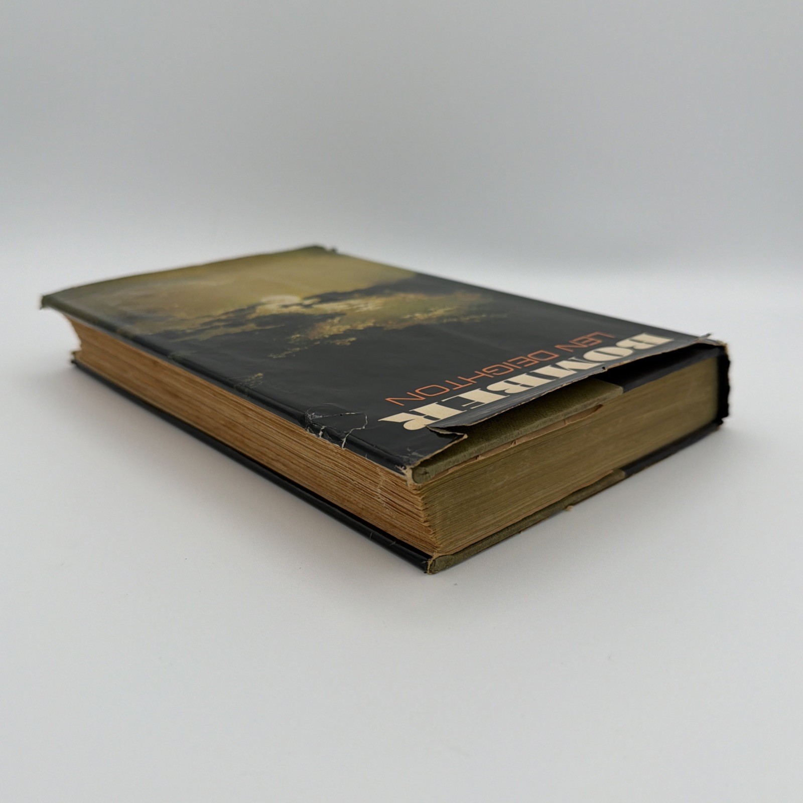 Bomber By Len Deighton 1970 First U.S. Edition HCDJ WWII Thriller Harper & Row