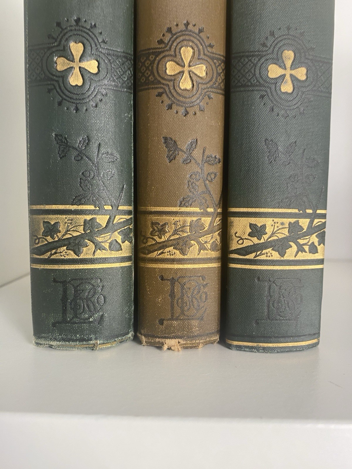 LM Alcott 3 ANTIQUE Books ca. 1900 Gilt Victorian Spines Rare Excel. Condition