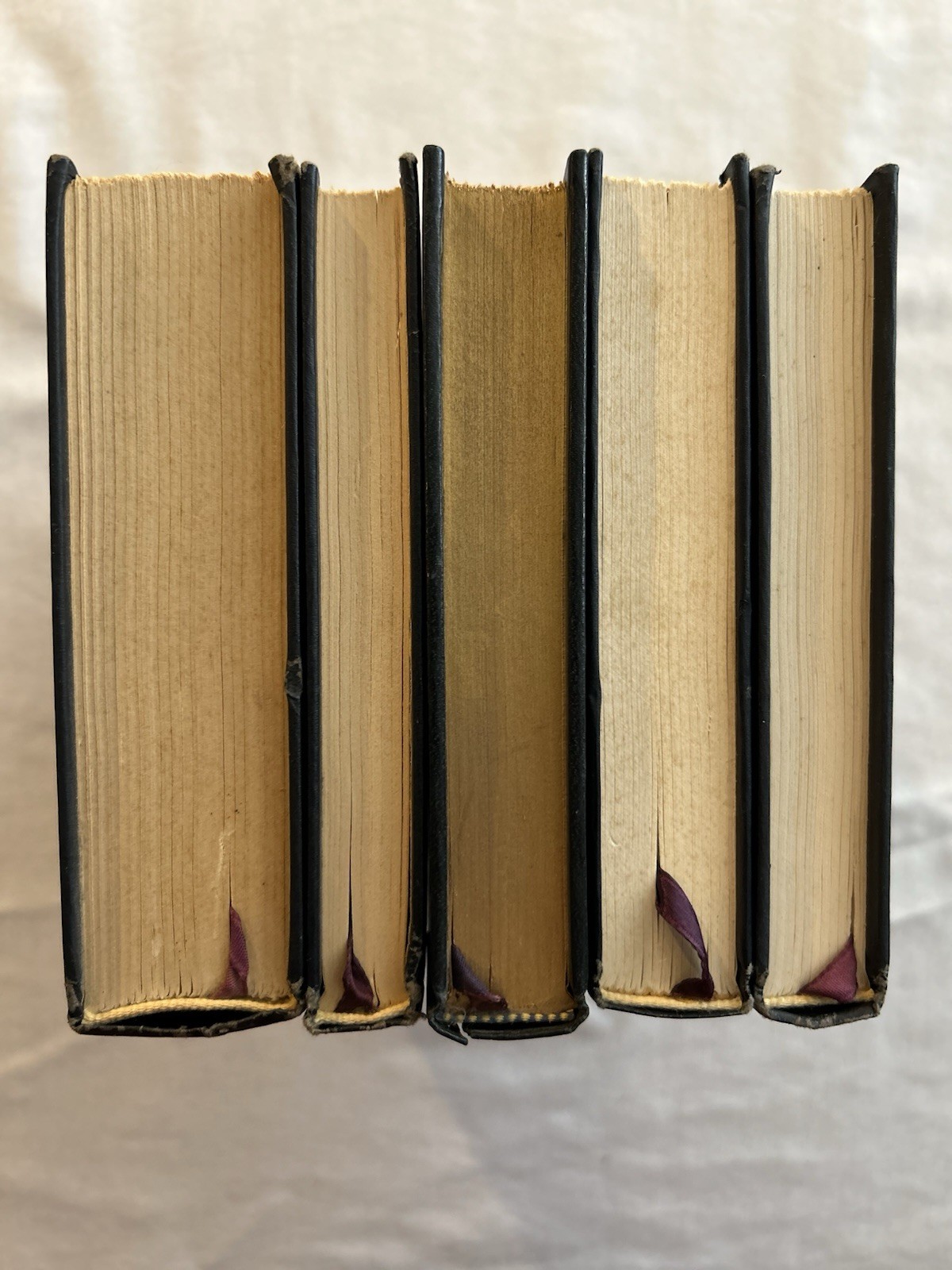 Lot of Five The International Collector’s Library Books with Decorative Bindings
