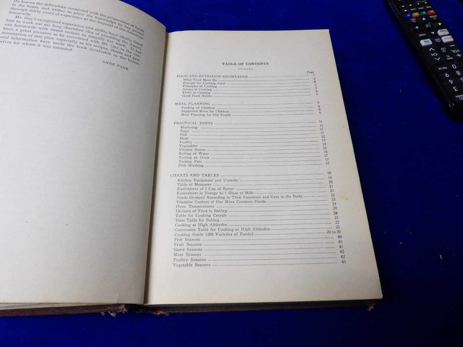New Presentation of Cooking with Timed Recipes by Auguste Gay, Anne Page HC 1924