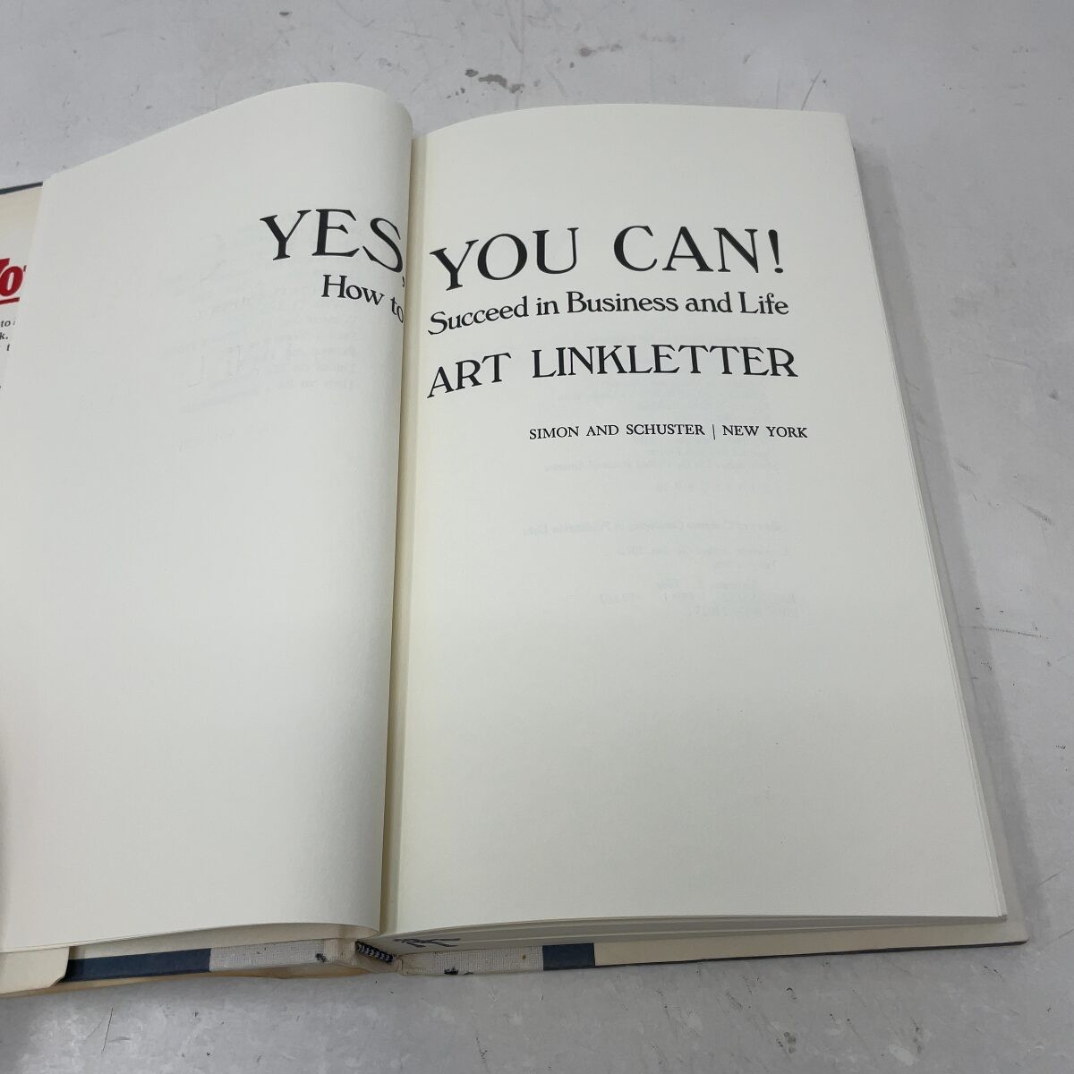 Yes, You Can! by Art Linkletter HC First Edition Like New 1979