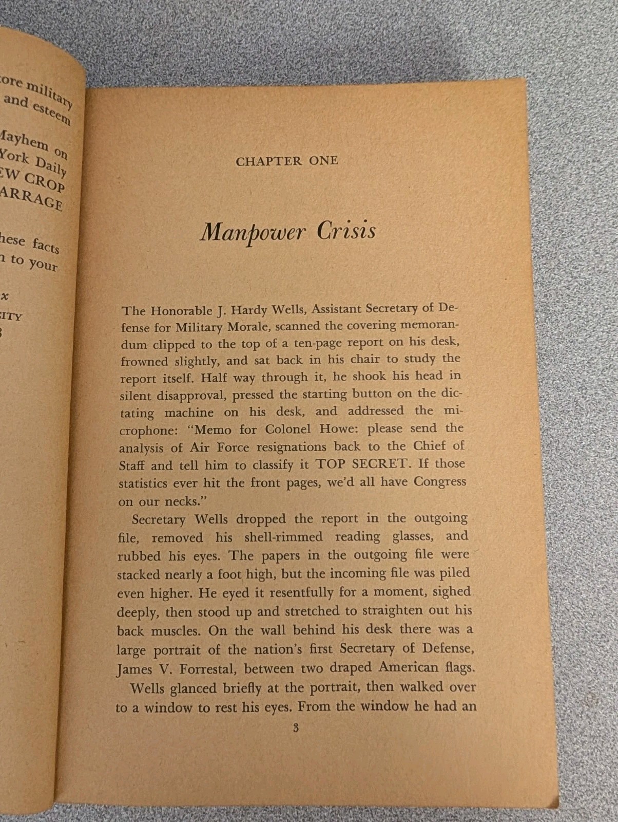 The Pentagon Case Col. Victor J. Fox 1958 Paperback Vintage Anti-Communist