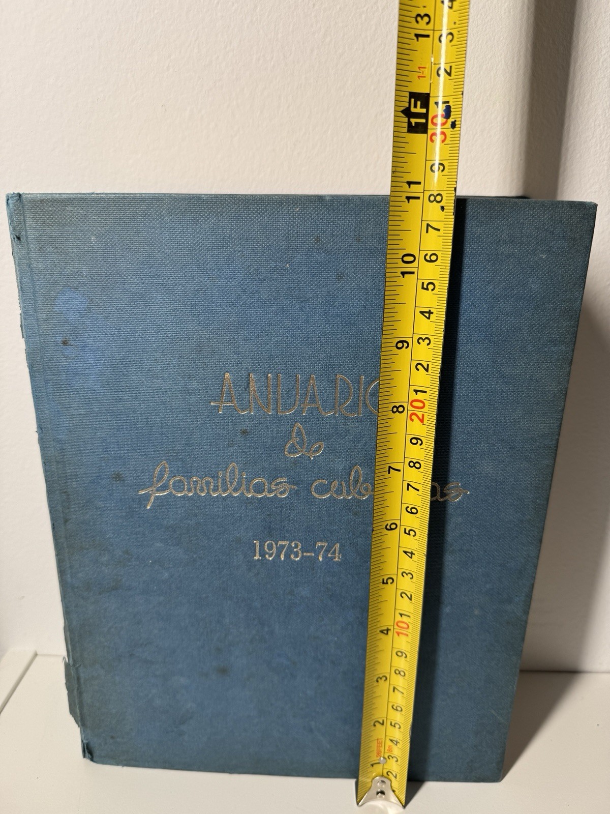 Vintage Cuban Families Annuary Book 1973-1974 Printed In Puerto Rico / Rare HTF