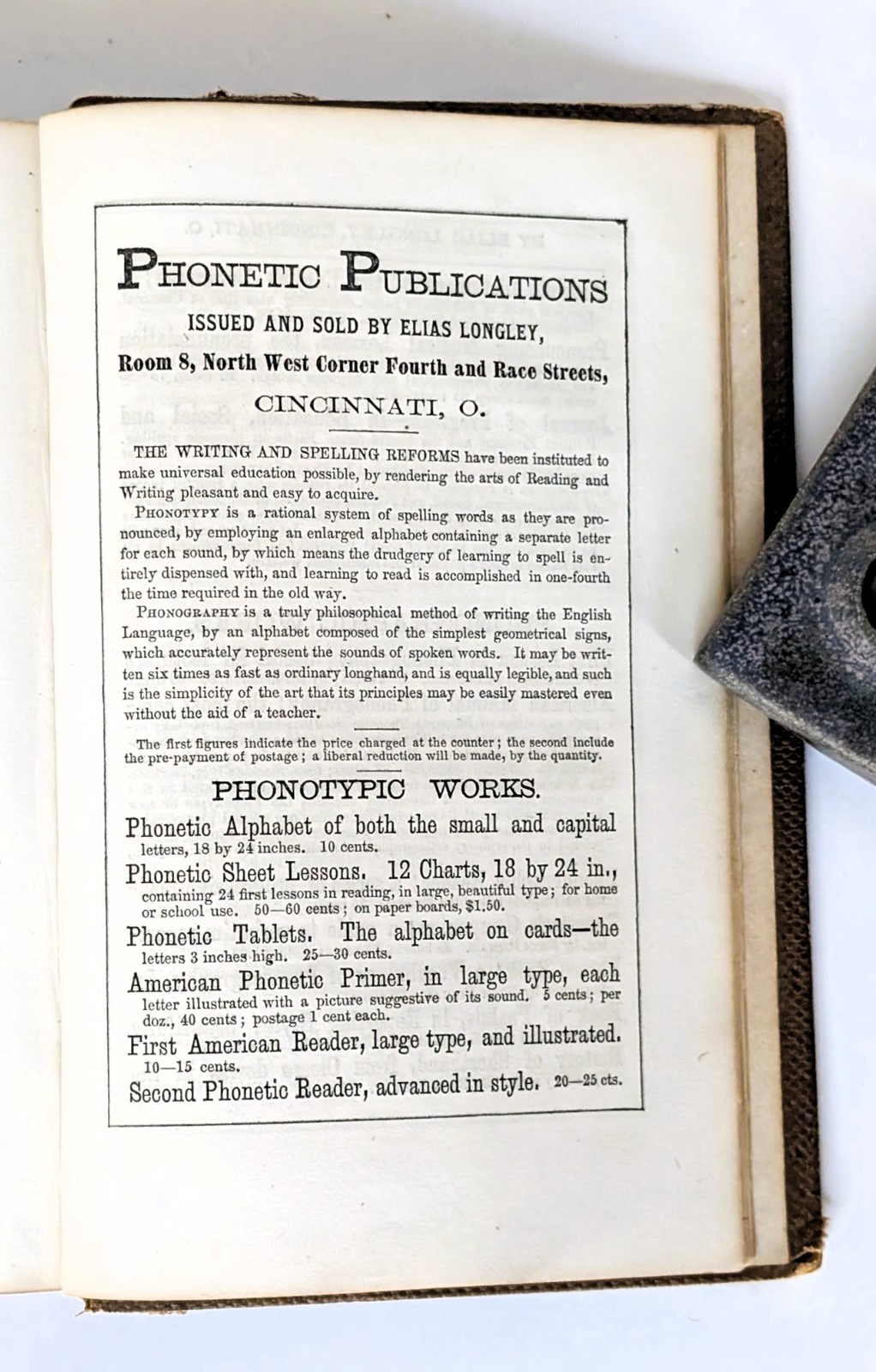 1861 NU TESTAMENT OV UR LORD AND SAVYOR JEZUS KRIST Rare PHONETIC NEW TESTAMENT