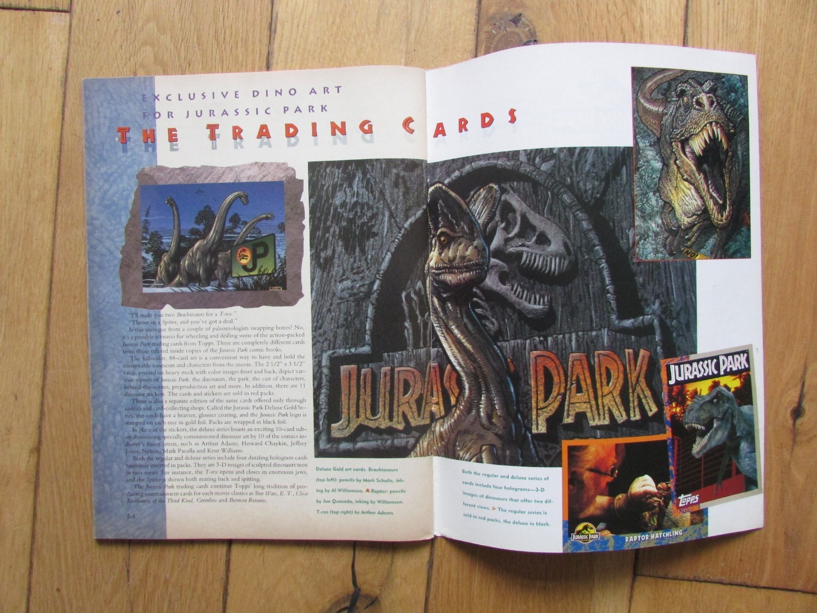 Jurassic Park Official Movie Souvenir Magazine 1992