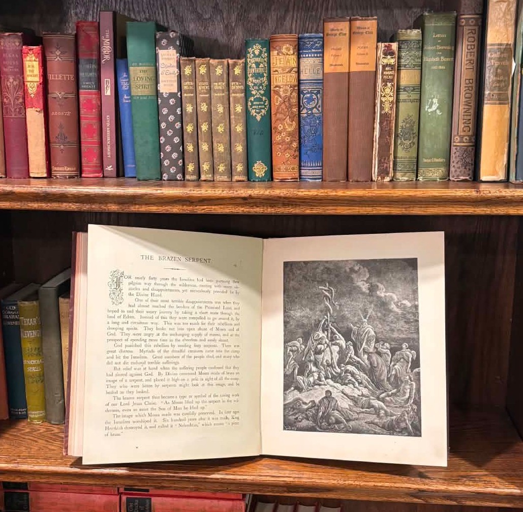 The Dore Gallery Of Bible Stories Illustrated 1882 Hardcover Book Antique