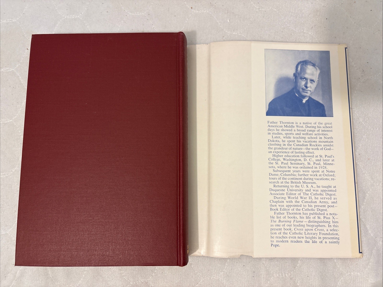 Cross Upon Cross: Life Of Pope Pius IX Circa 1955 w Dustjacket