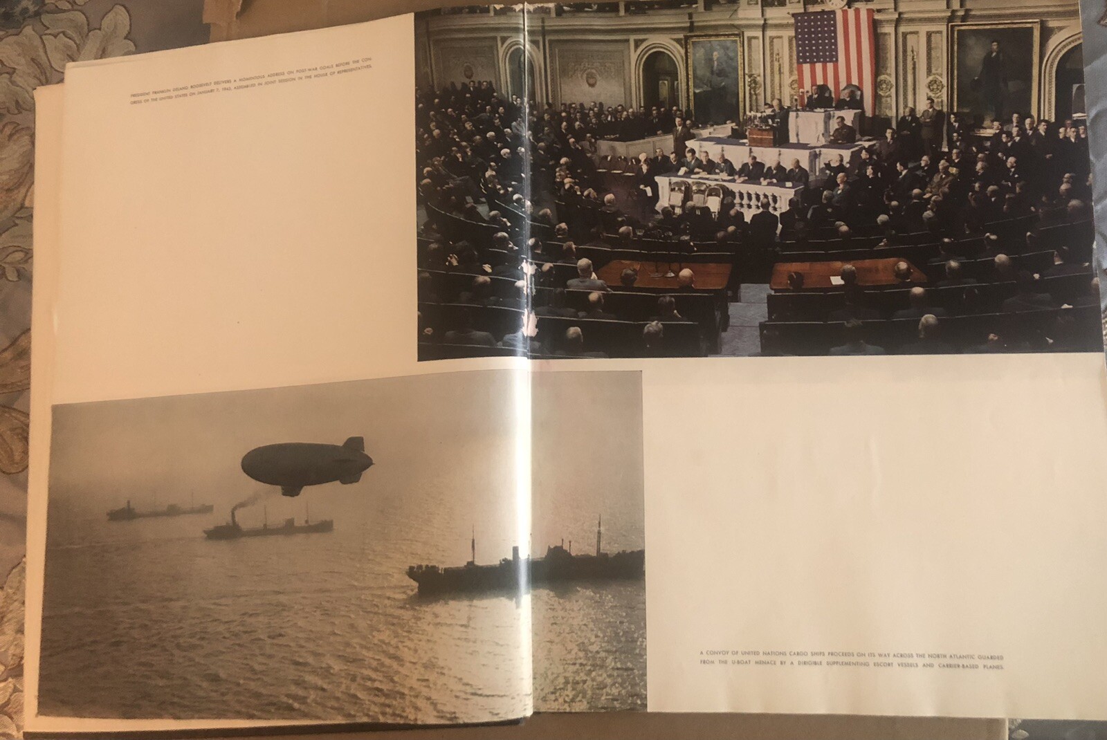 Collier’s Photographic History of World War II 1946 Hardcover WWII Photo Book