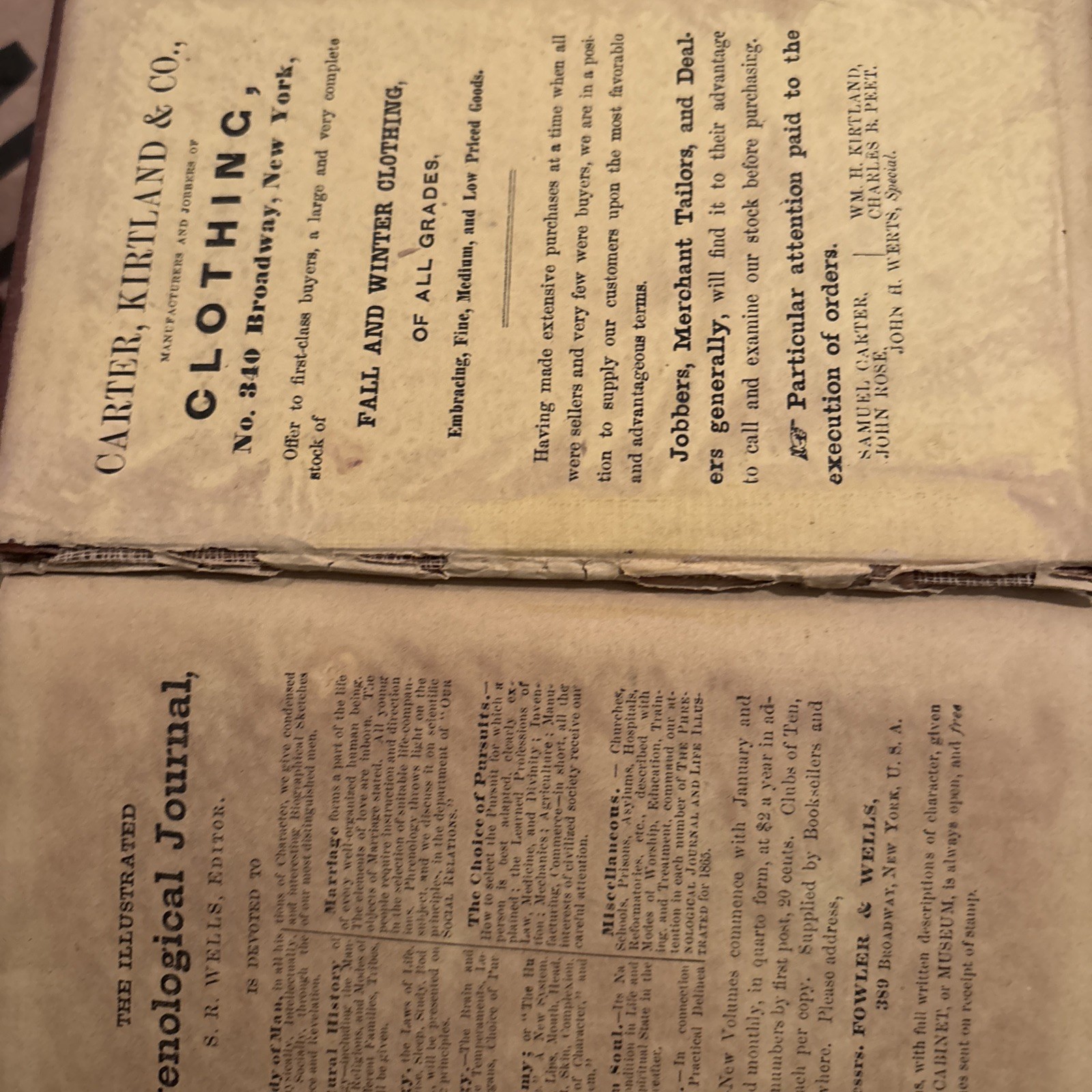 Miller’s Strangers’ Guide For The City Of New York With Map 1866 HC Acceptable ￼
