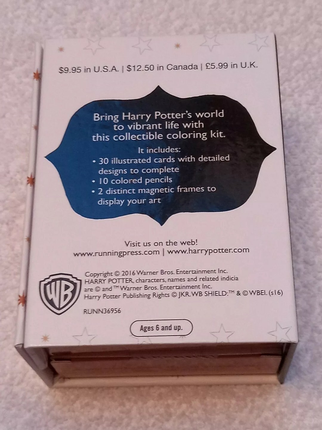 RP Minis Ser.: Harry Potter Coloring Kit by Running Press Staff (2016) Novelty