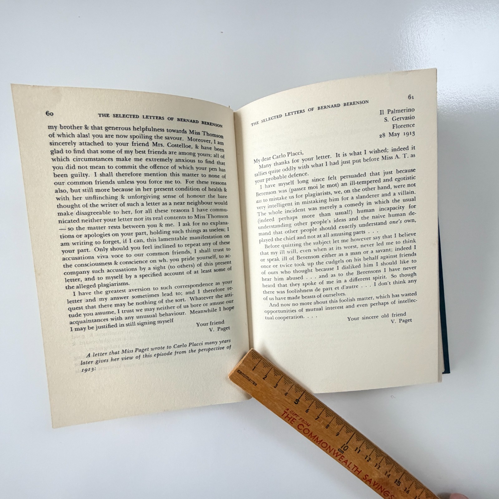 1965 The Selected Letters of Bernard Berenson by A.K. McComb hardcover with DJ