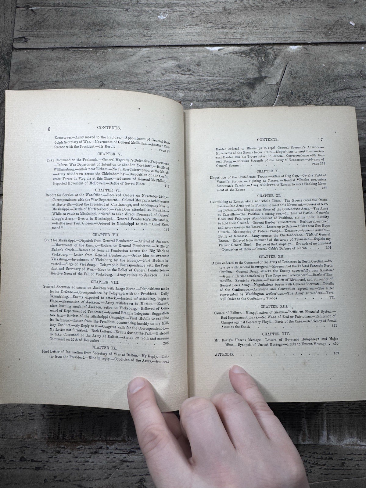 1874 Antique Civil War Book “Narrative of Military Operations” Johnston