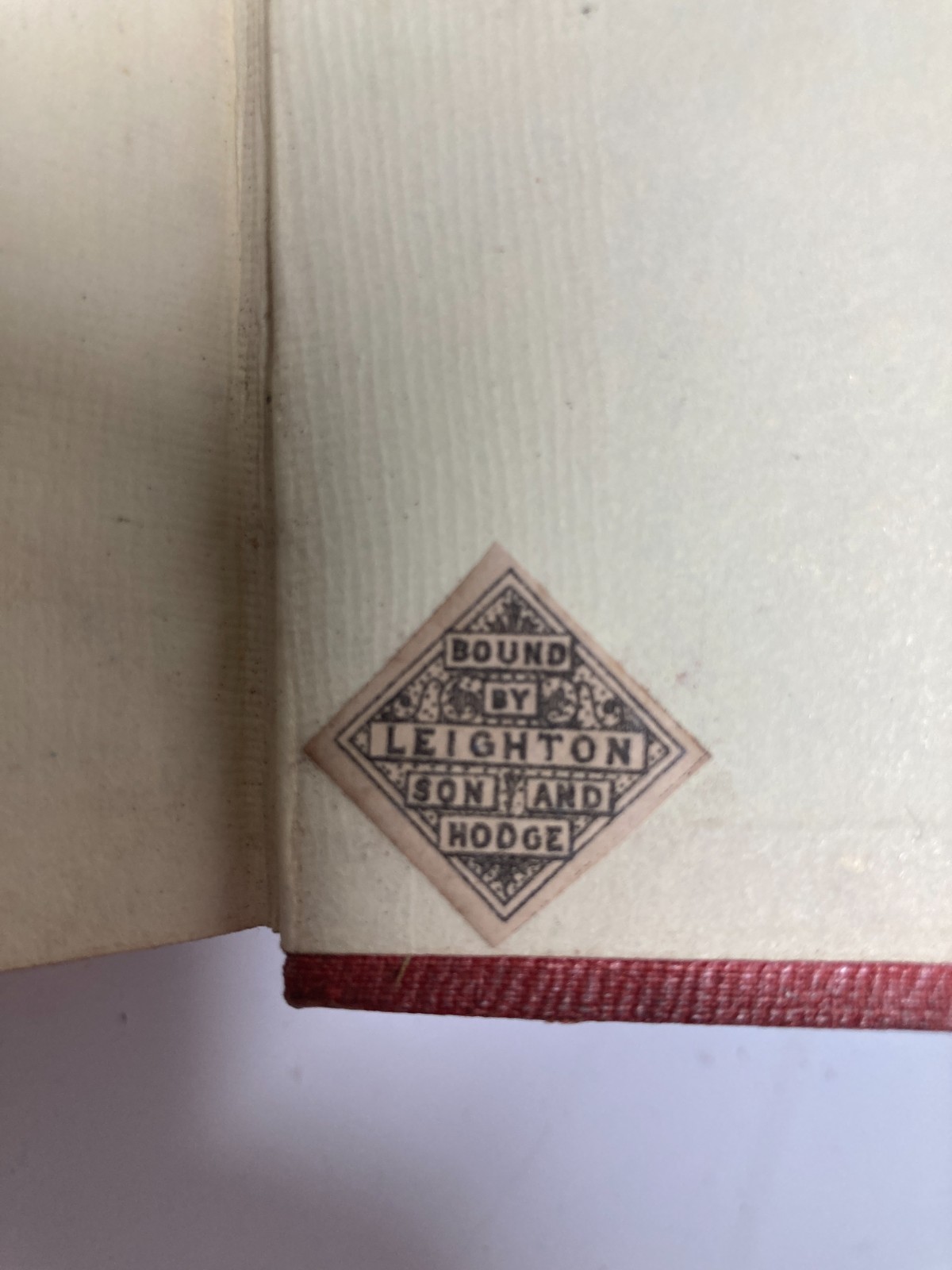 1858 MILTON Poetical Works JOHN LEIGHTON Signed Gilt Binding Victorian AEG