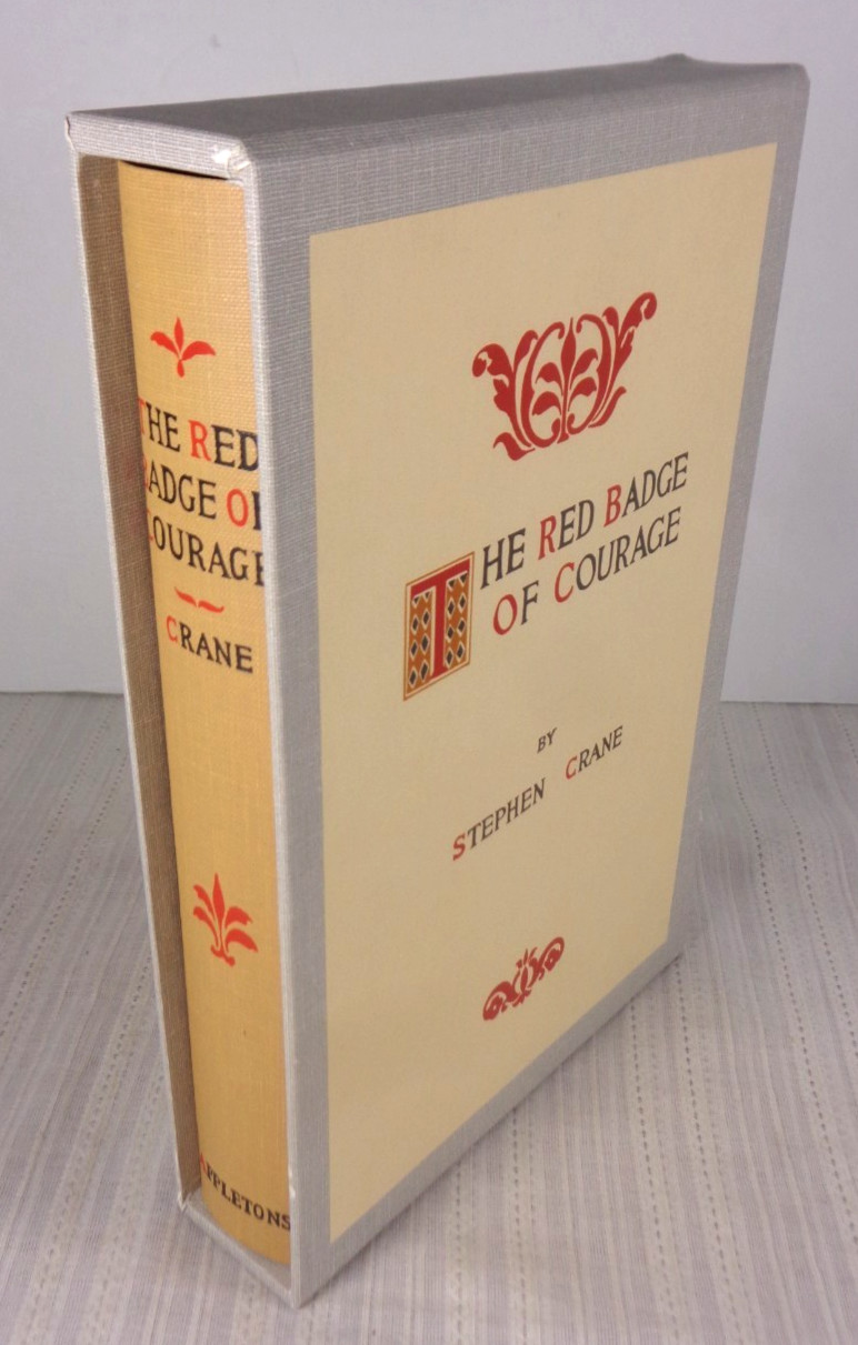 The Red Badge of Courage by Stephen Crane First Edition Library Facsimile VG!