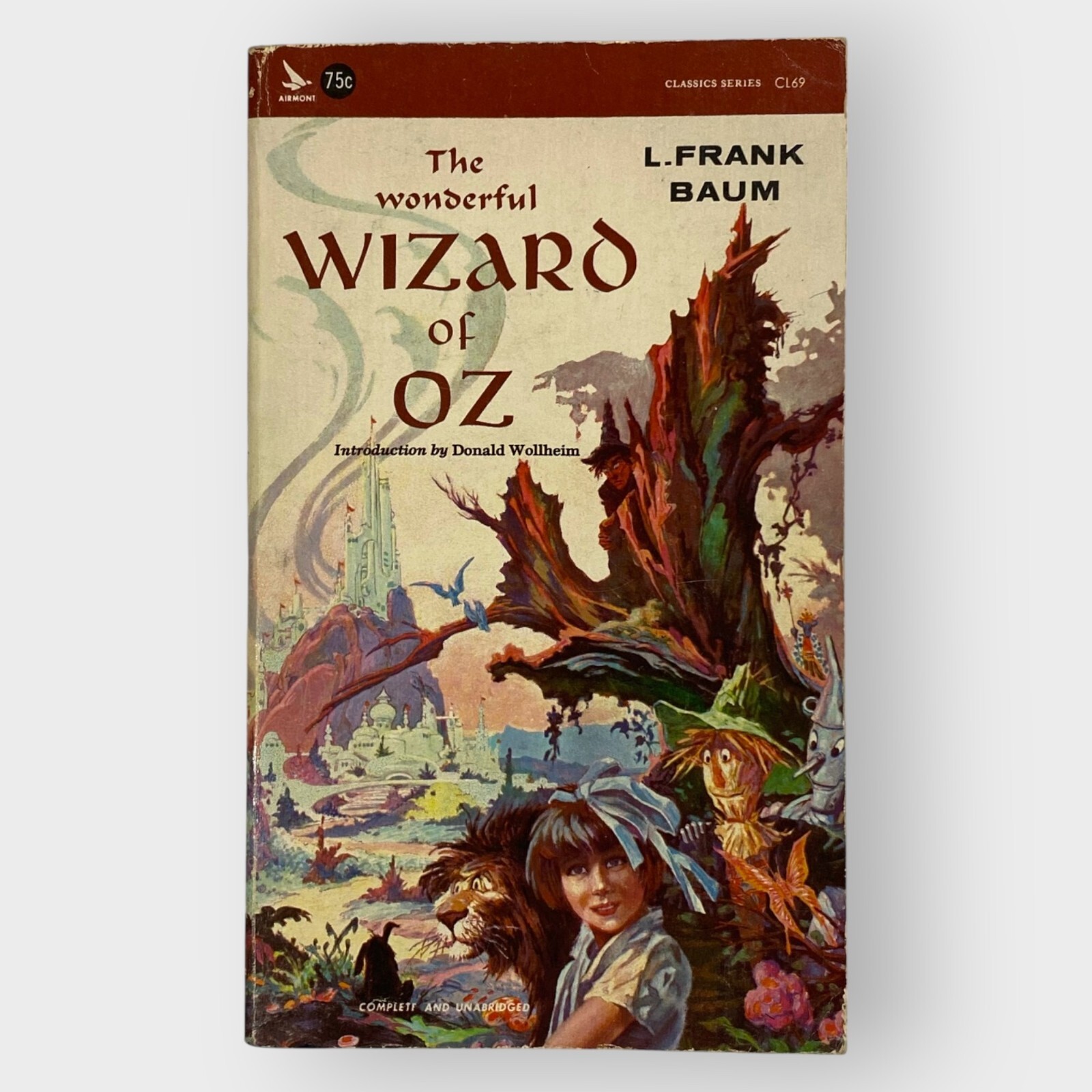 The Wonderful Wizard of Oz | Baum | Airmont Classics 1965 | Fantasy | Vtg PB