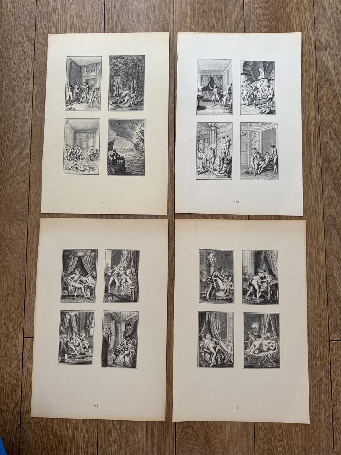 40 Rare Erotic Art Reference Plates: 18thC French Libertine Illustration Suite