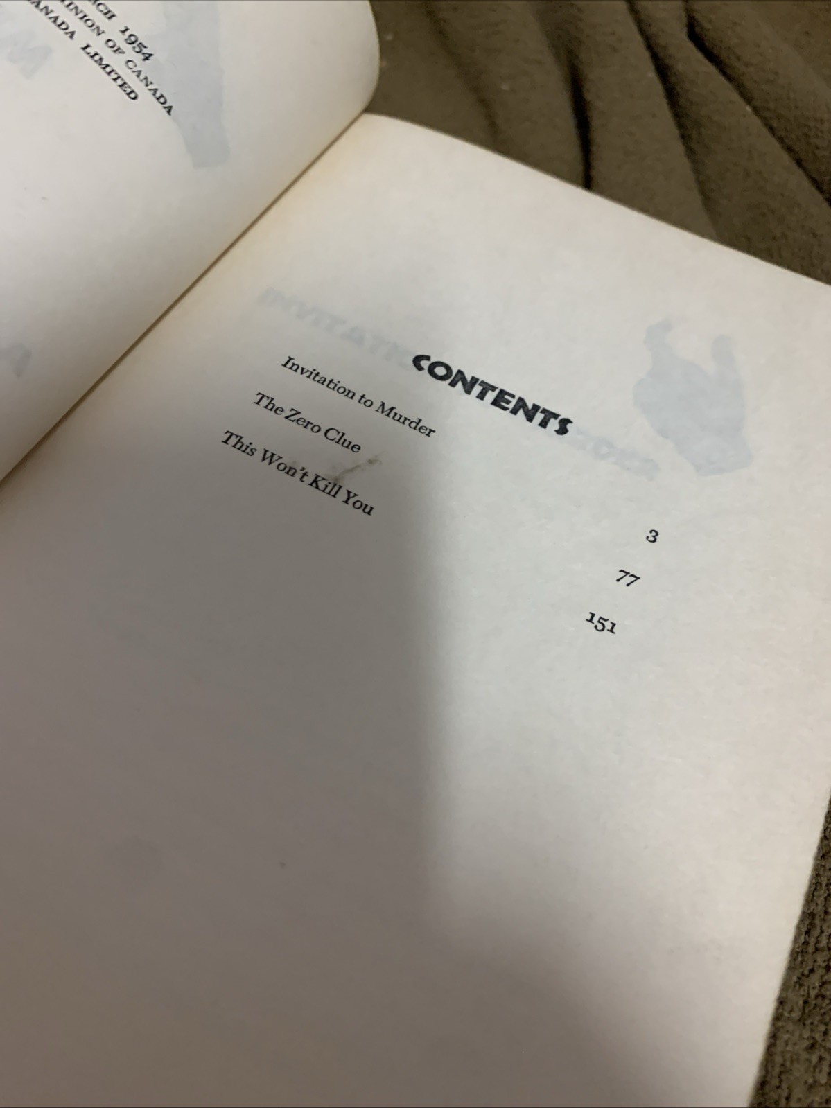 Three Men Out (a Nero Wolfe Threesome) by Rex Stout 1954 HC Vtg Mystery Suspense
